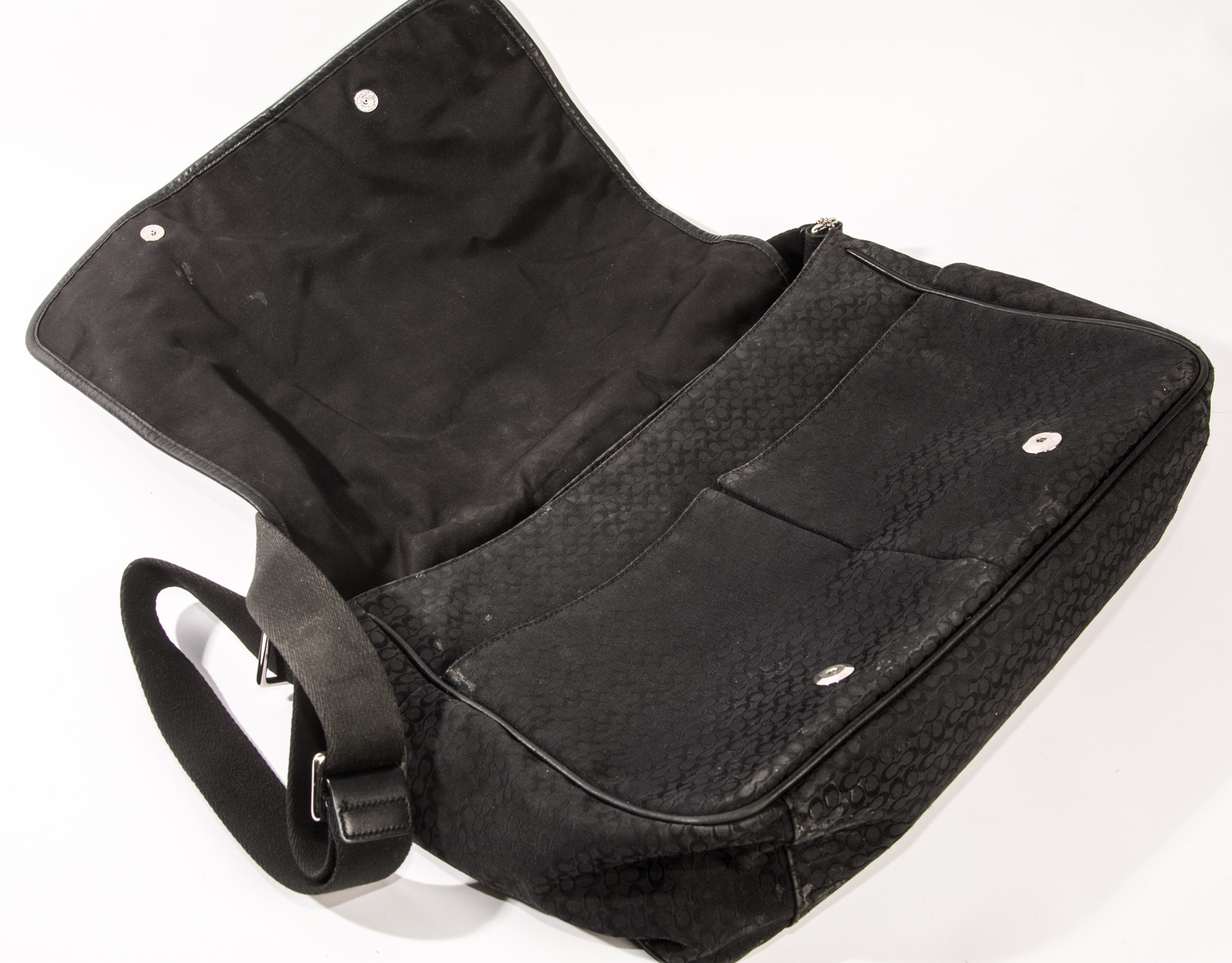 Coach Black Messenger Bag