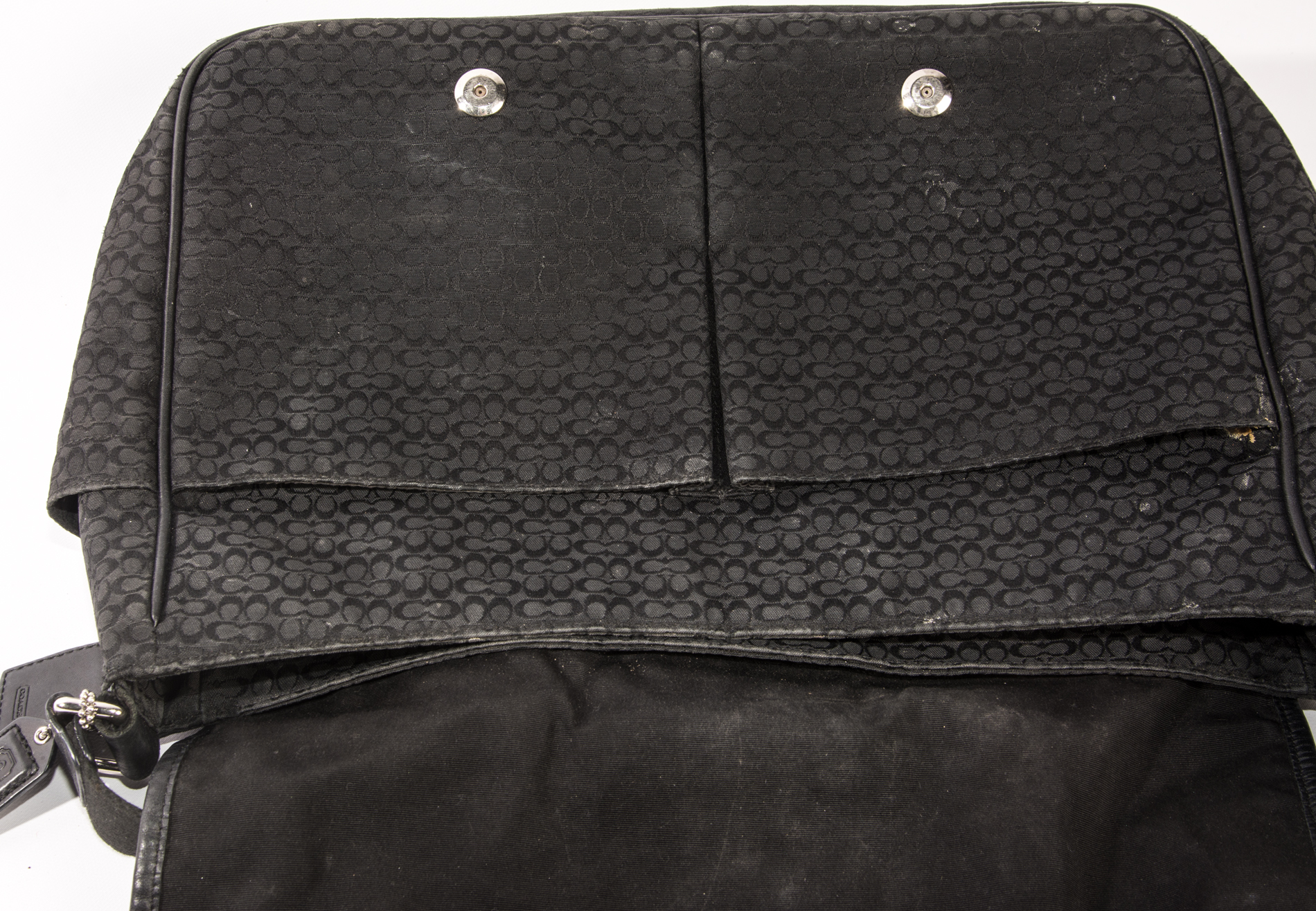 Coach Black Messenger Bag