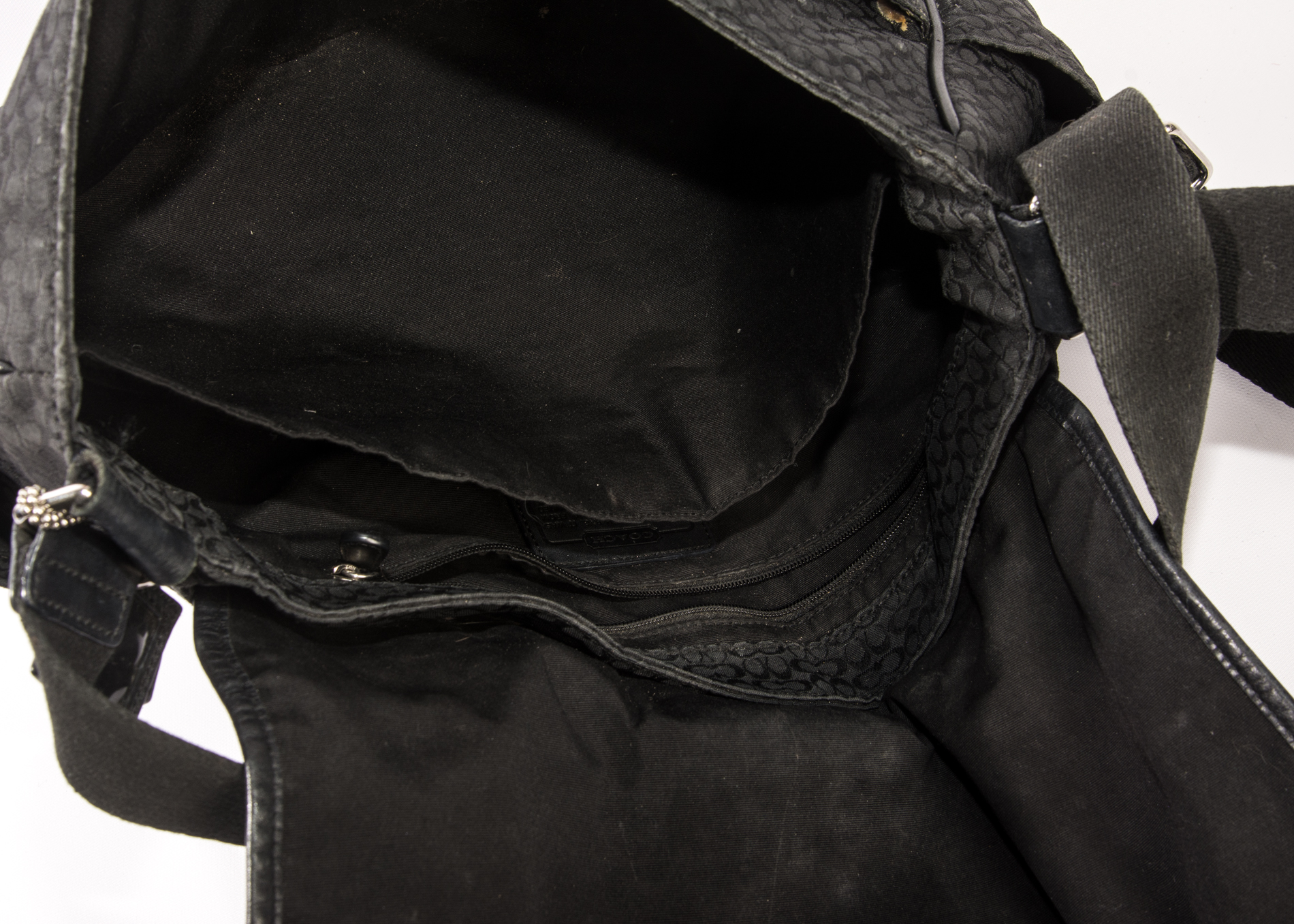 Coach Black Messenger Bag