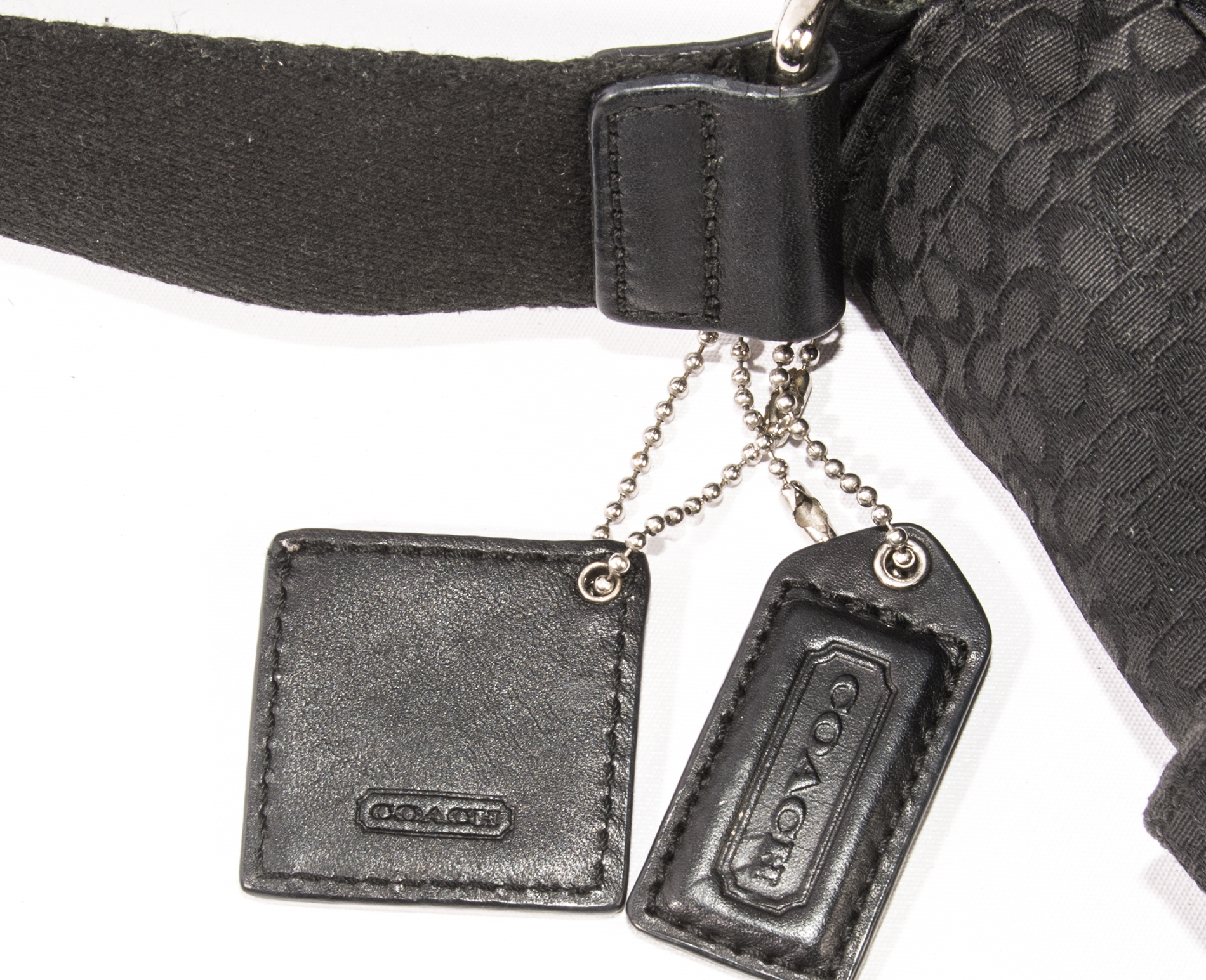 Coach Black Messenger Bag