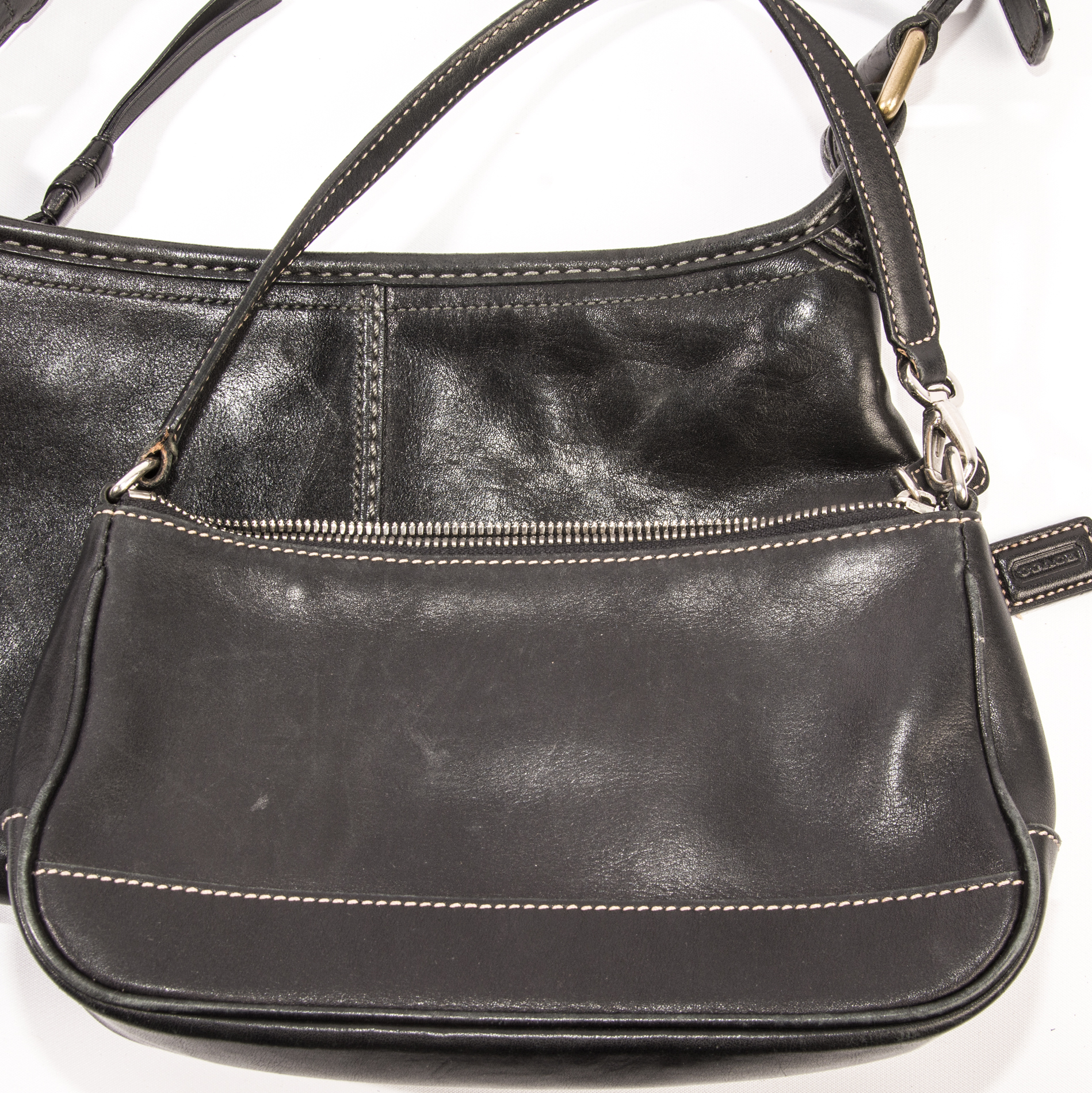 Coach Hampton Demi-Pouch; Bleeker Hobo Bag and Wallet