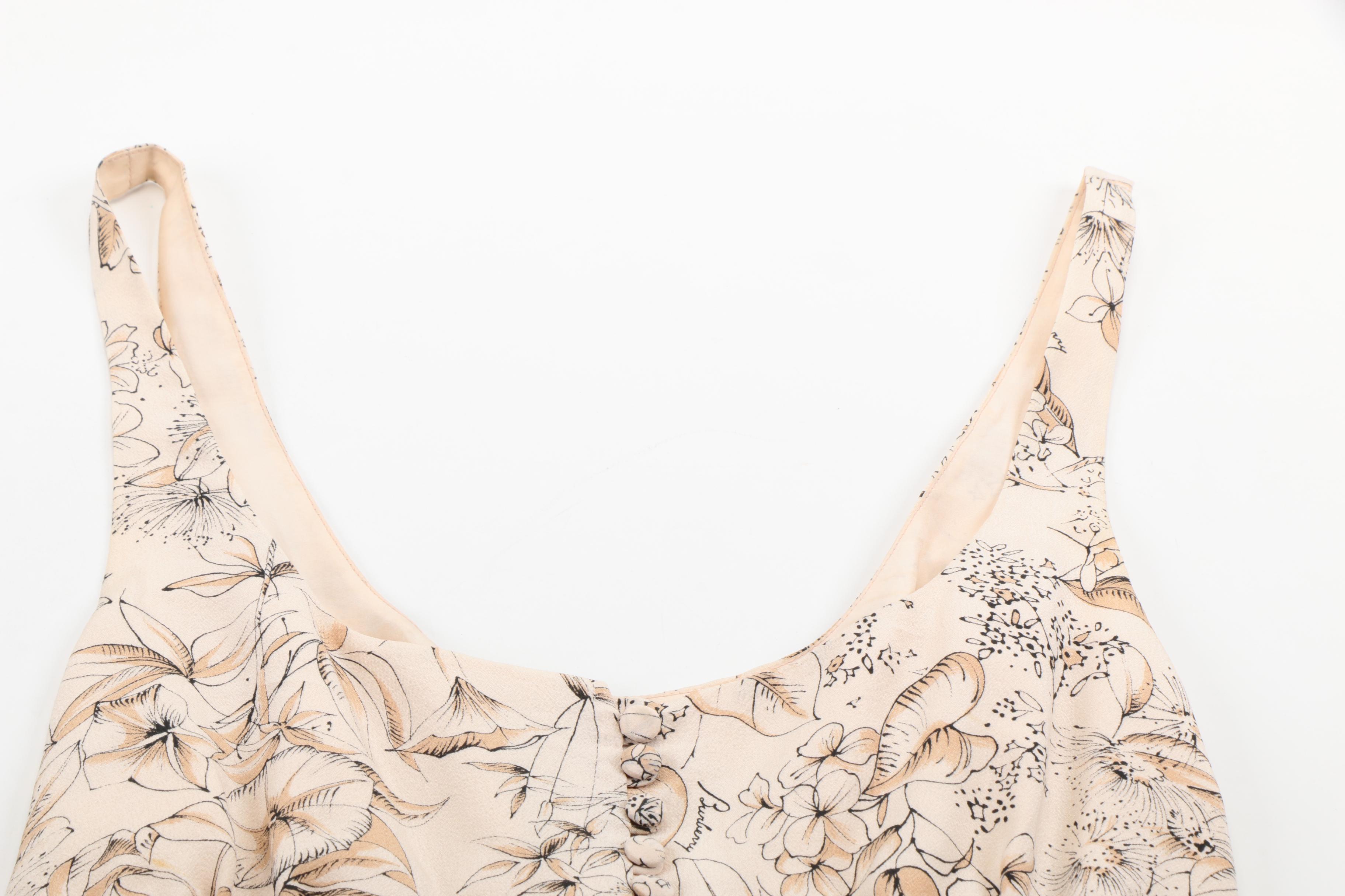 Burberry London Botanical Silk Top