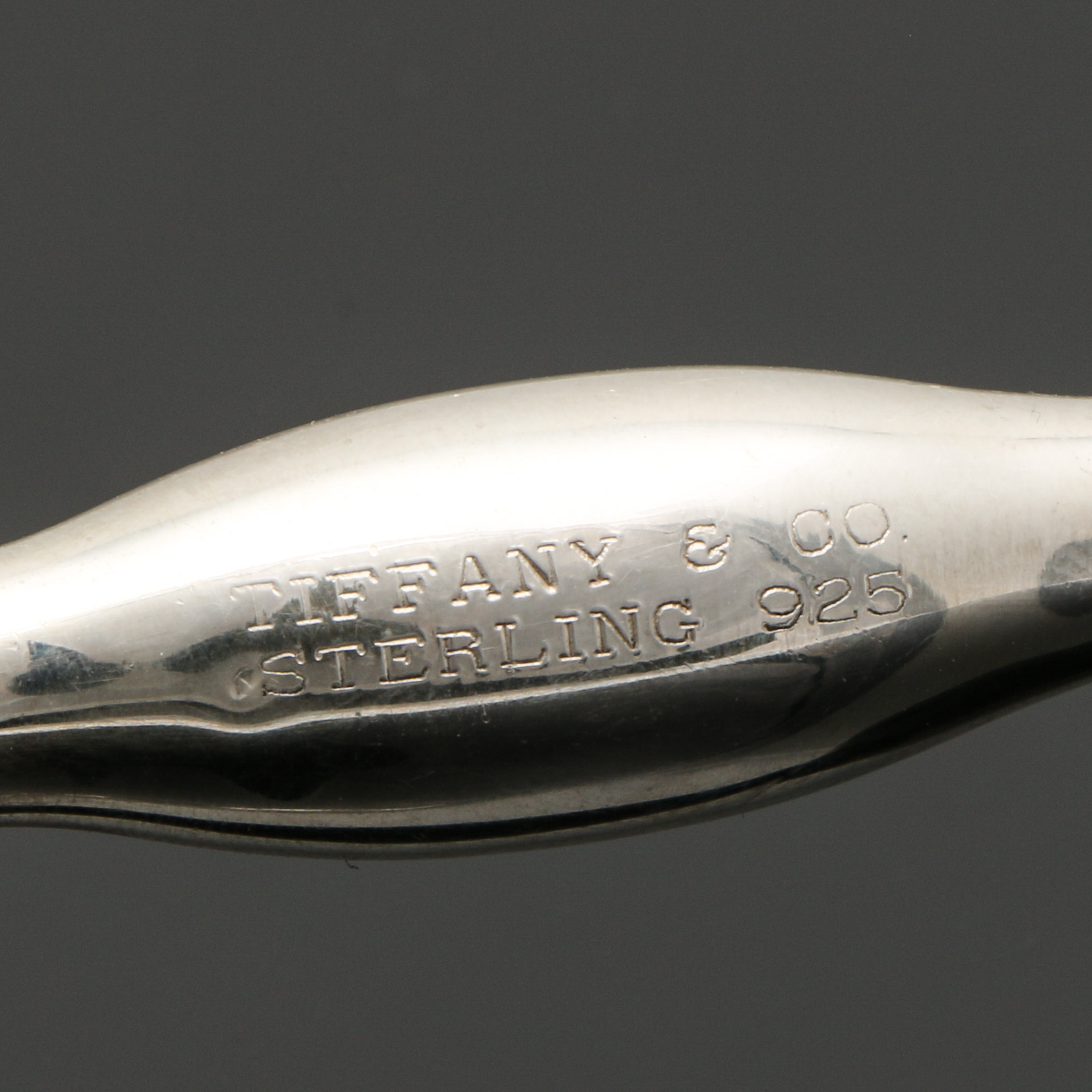 Tiffany & Co. Sterling Silver Barbell Baby Rattle