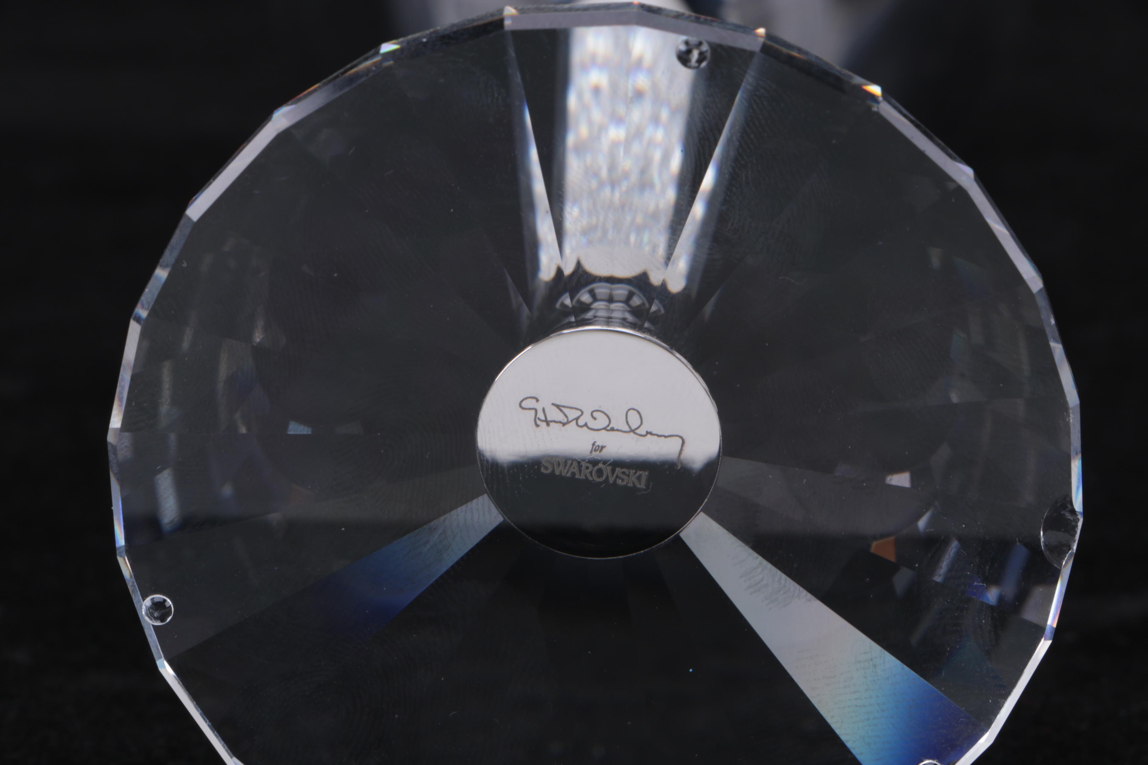 Swarovski Crystal "Crystalline" Wine Glasses with Artist's Signature