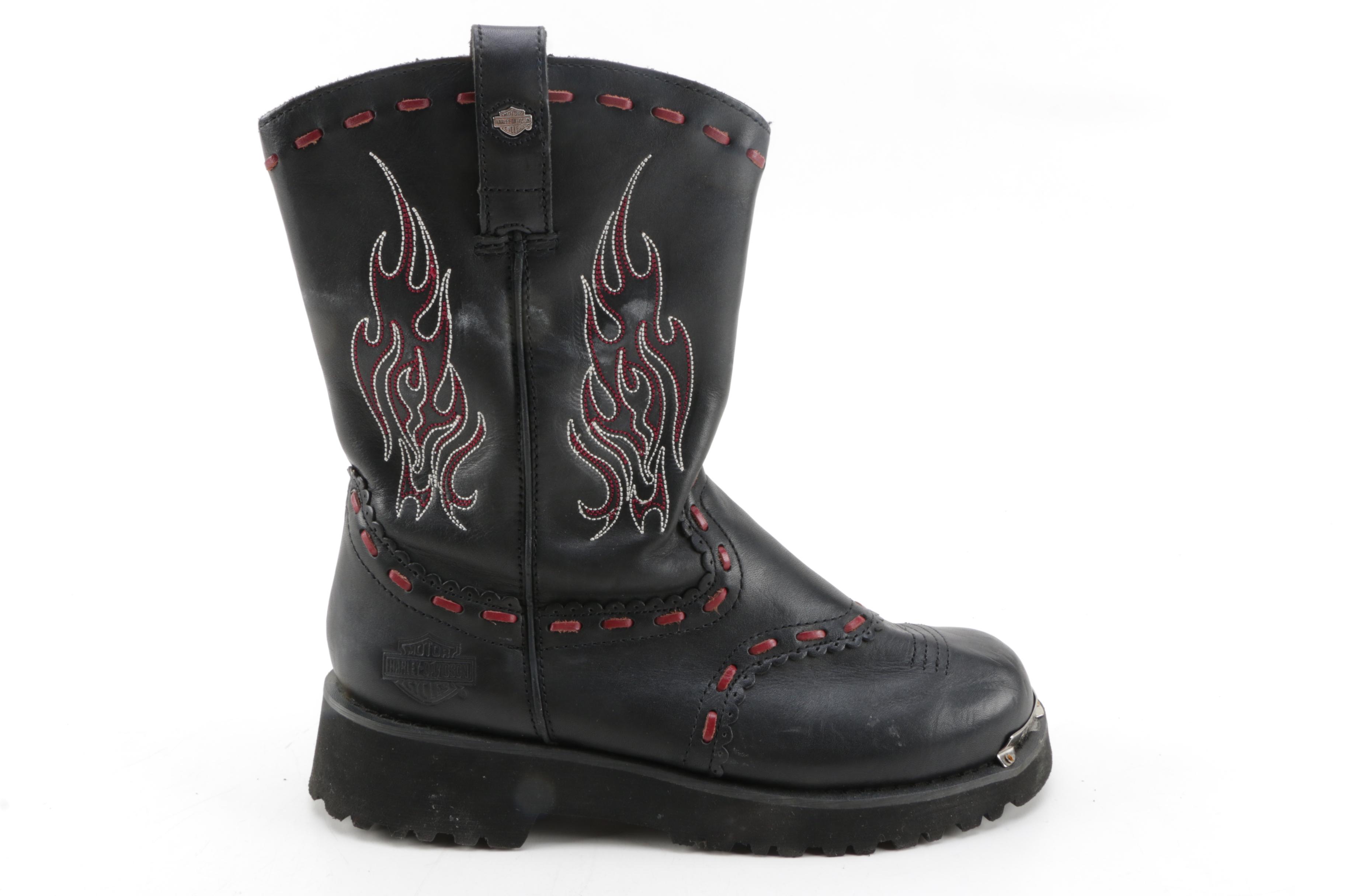 Women's Harley-Davidson Black Leather Boots