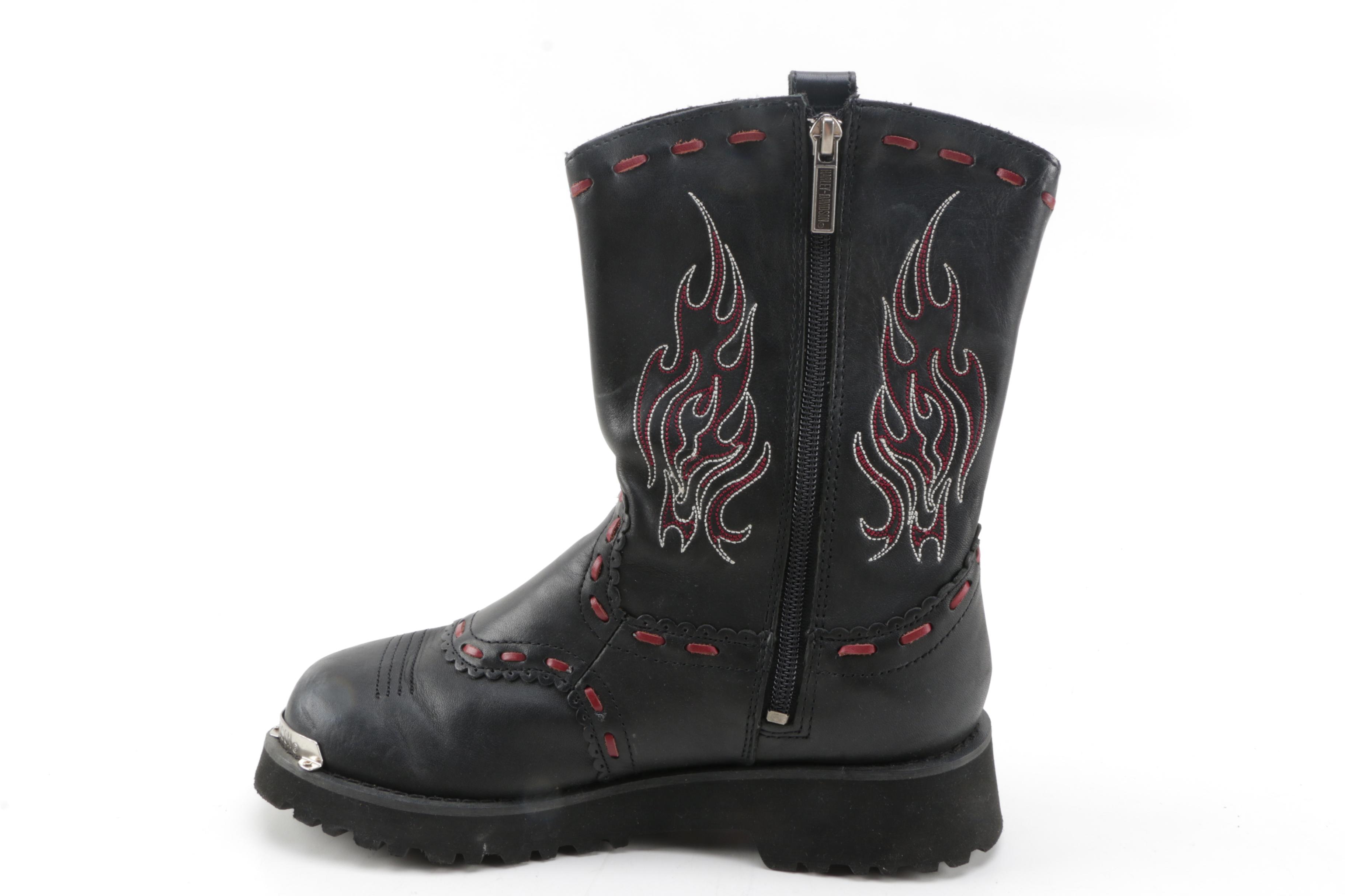 Women's Harley-Davidson Black Leather Boots