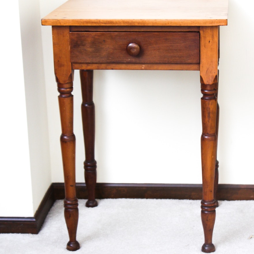 Oak End Table