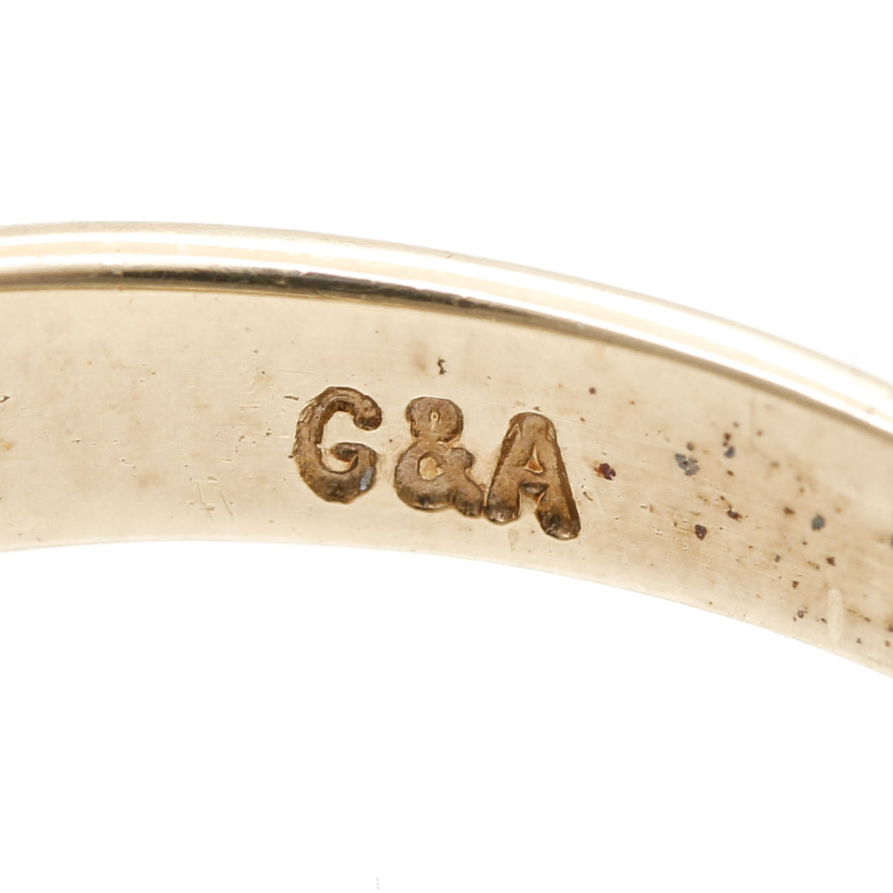 10K Yellow Gold Diamond Spinner Kinetic Ring