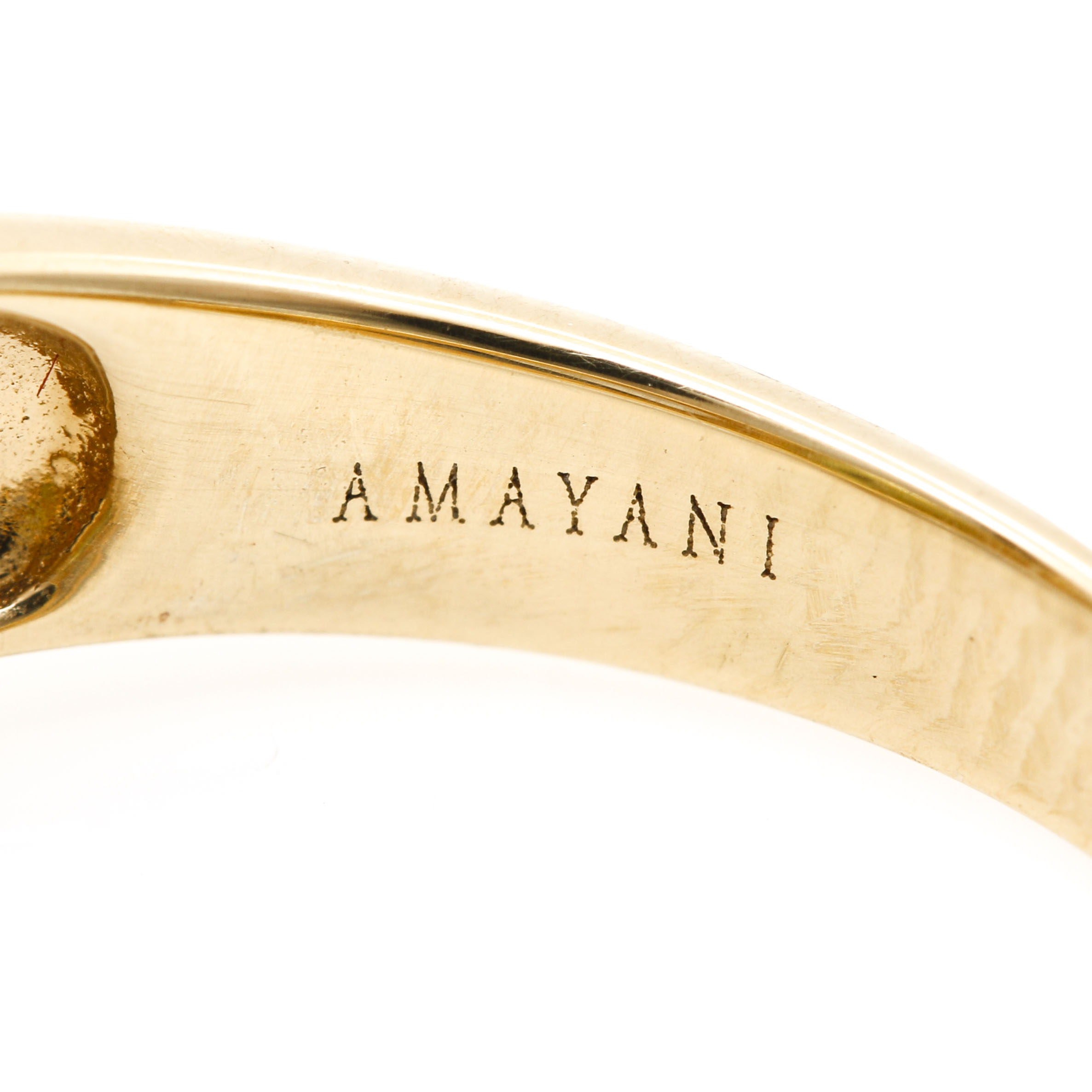 Amayani 18K Yellow Gold Sphene and Diamond Ring
