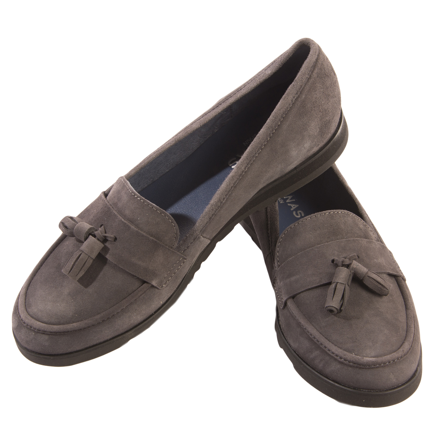Sabrinas Grey Suede Oxfords