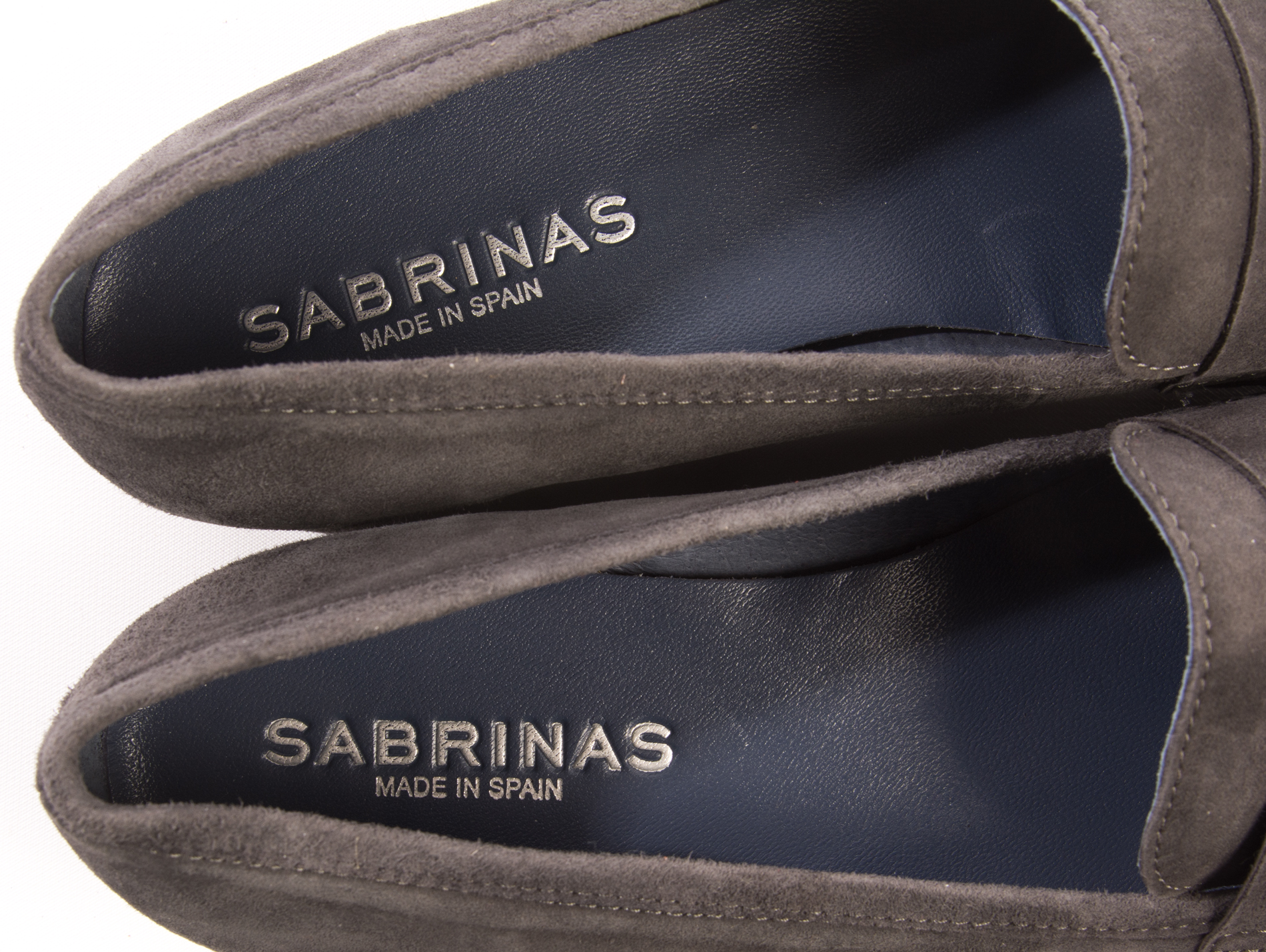 Sabrinas Grey Suede Oxfords