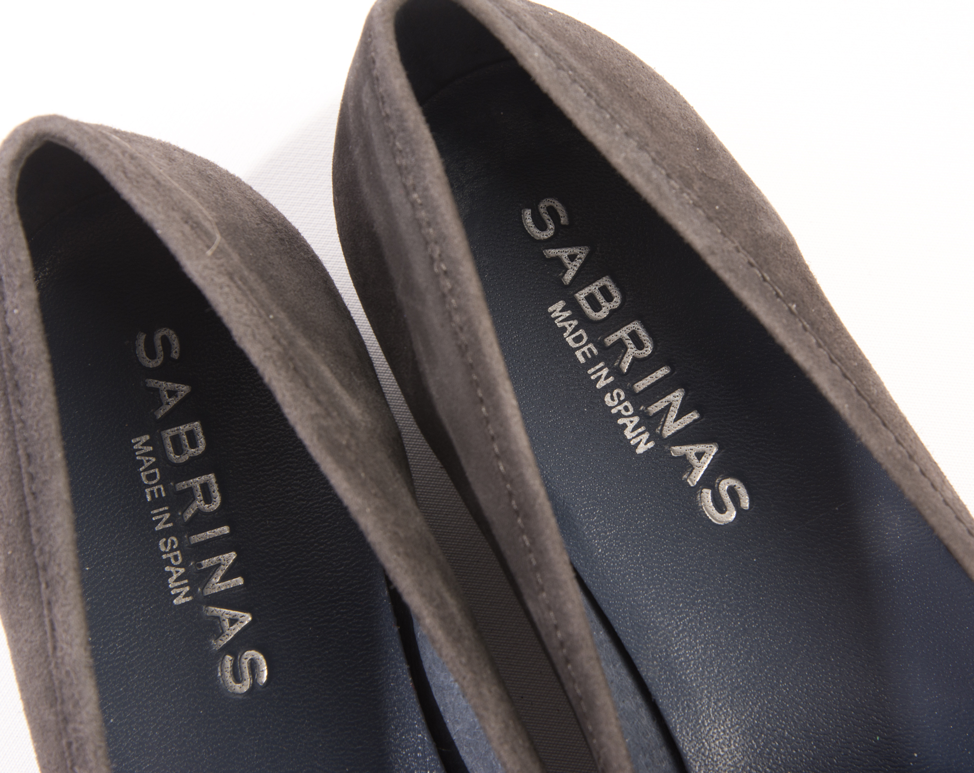 Sabrinas Grey Suede Oxfords