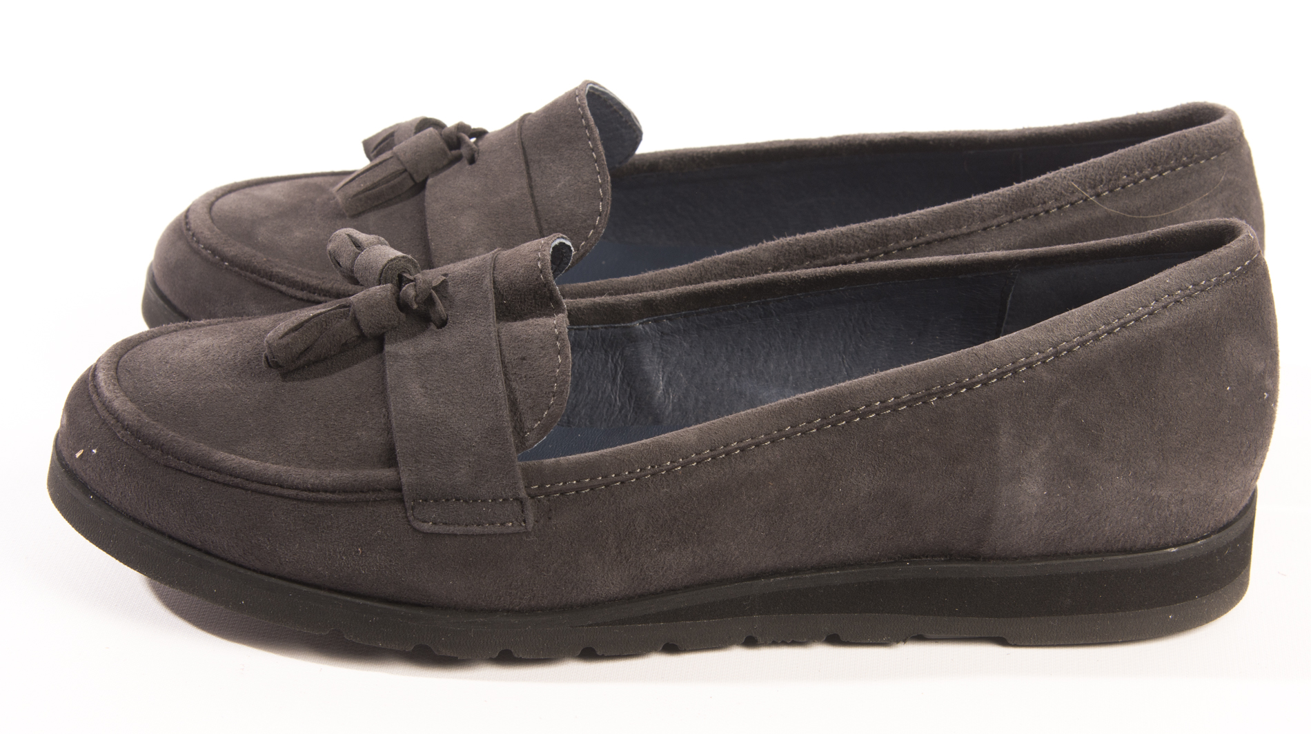 Sabrinas Grey Suede Oxfords