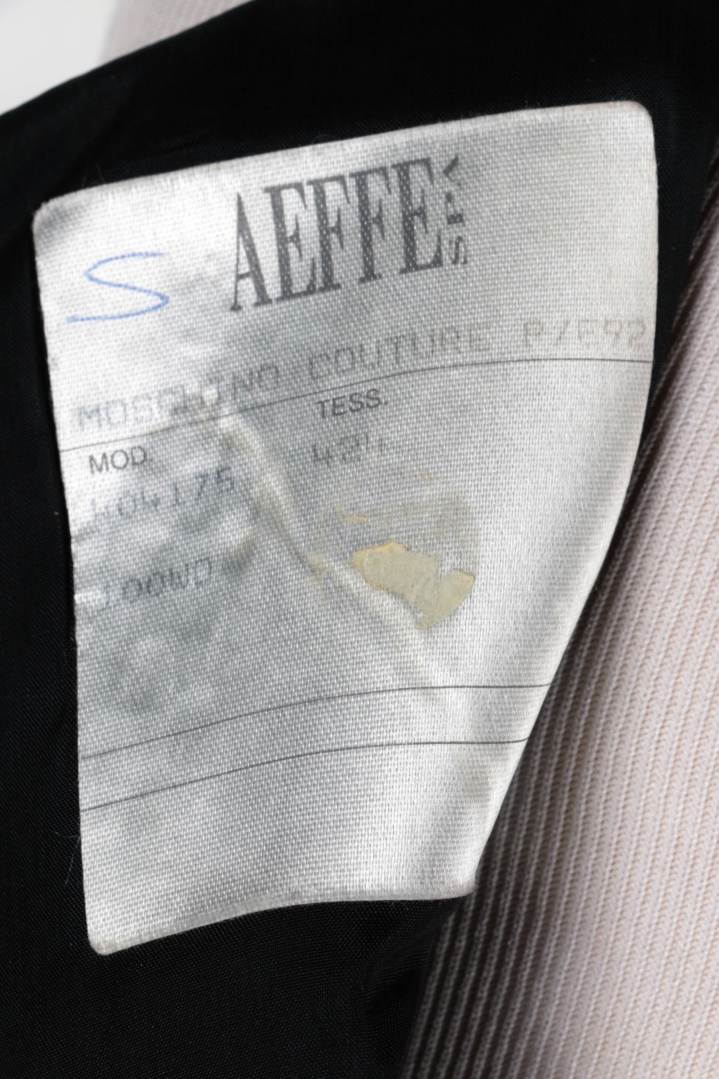 Moschino Couture Checkered Wool Sleeveless Dress