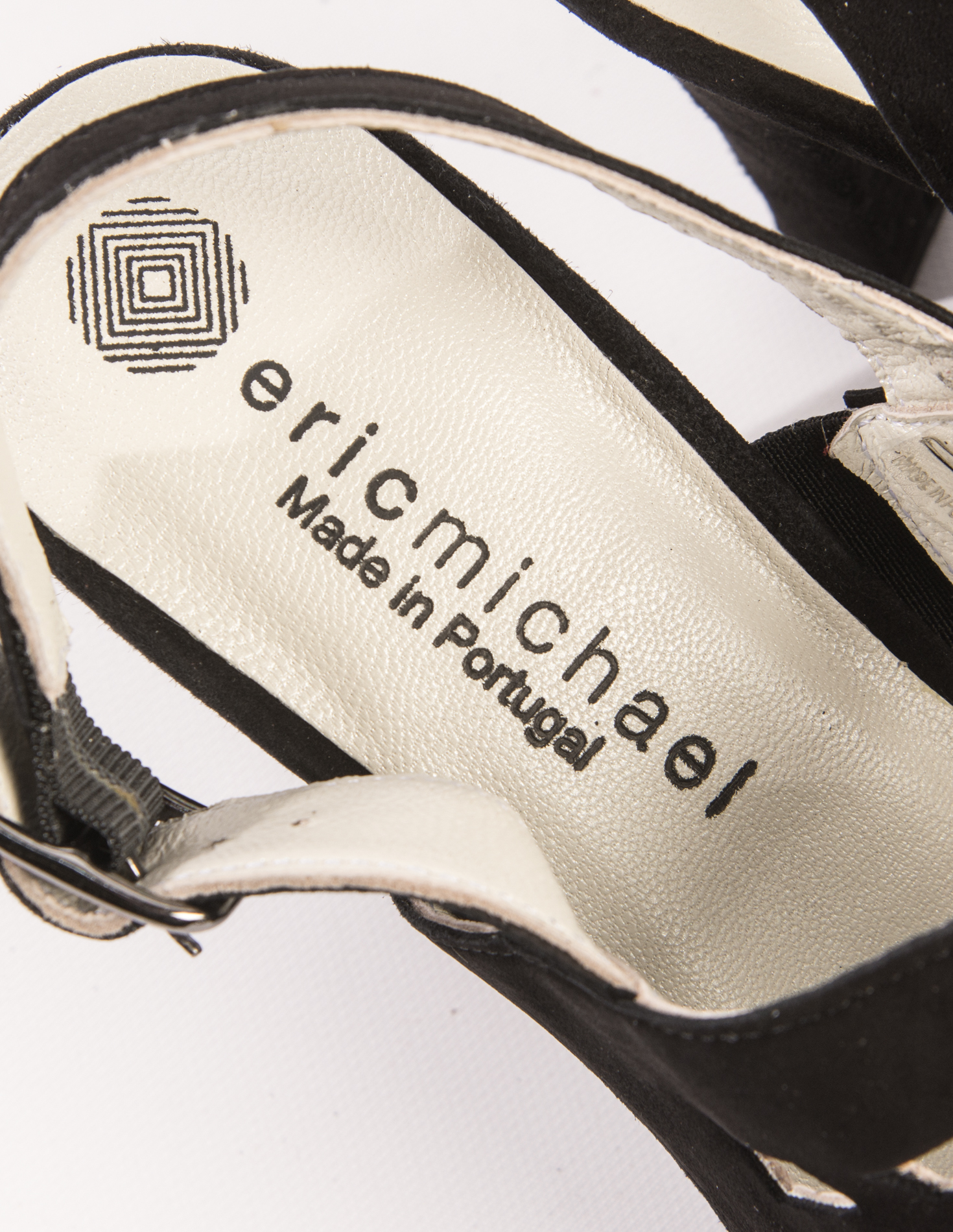 Eric Michael Chili Black Suede Heels