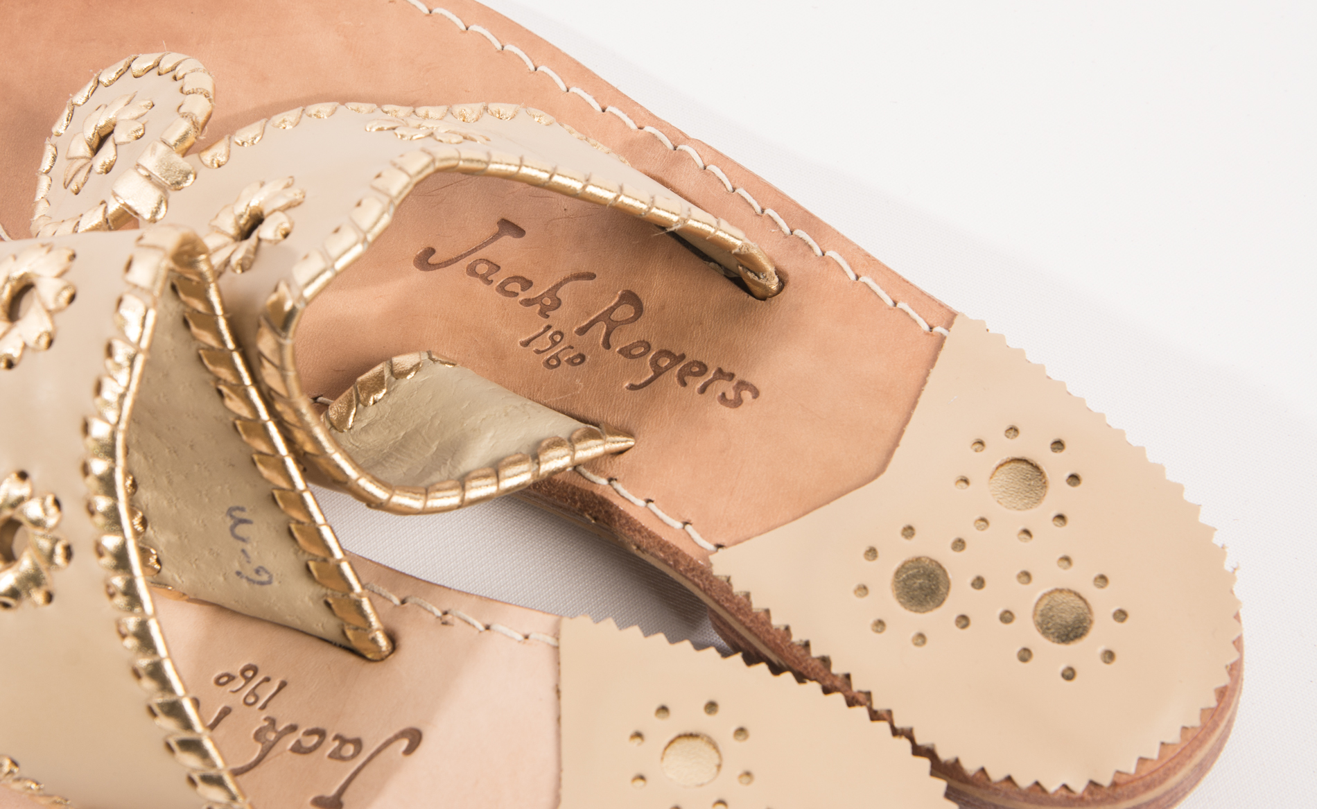 Jack Rogers Nantucket Gold Sandals