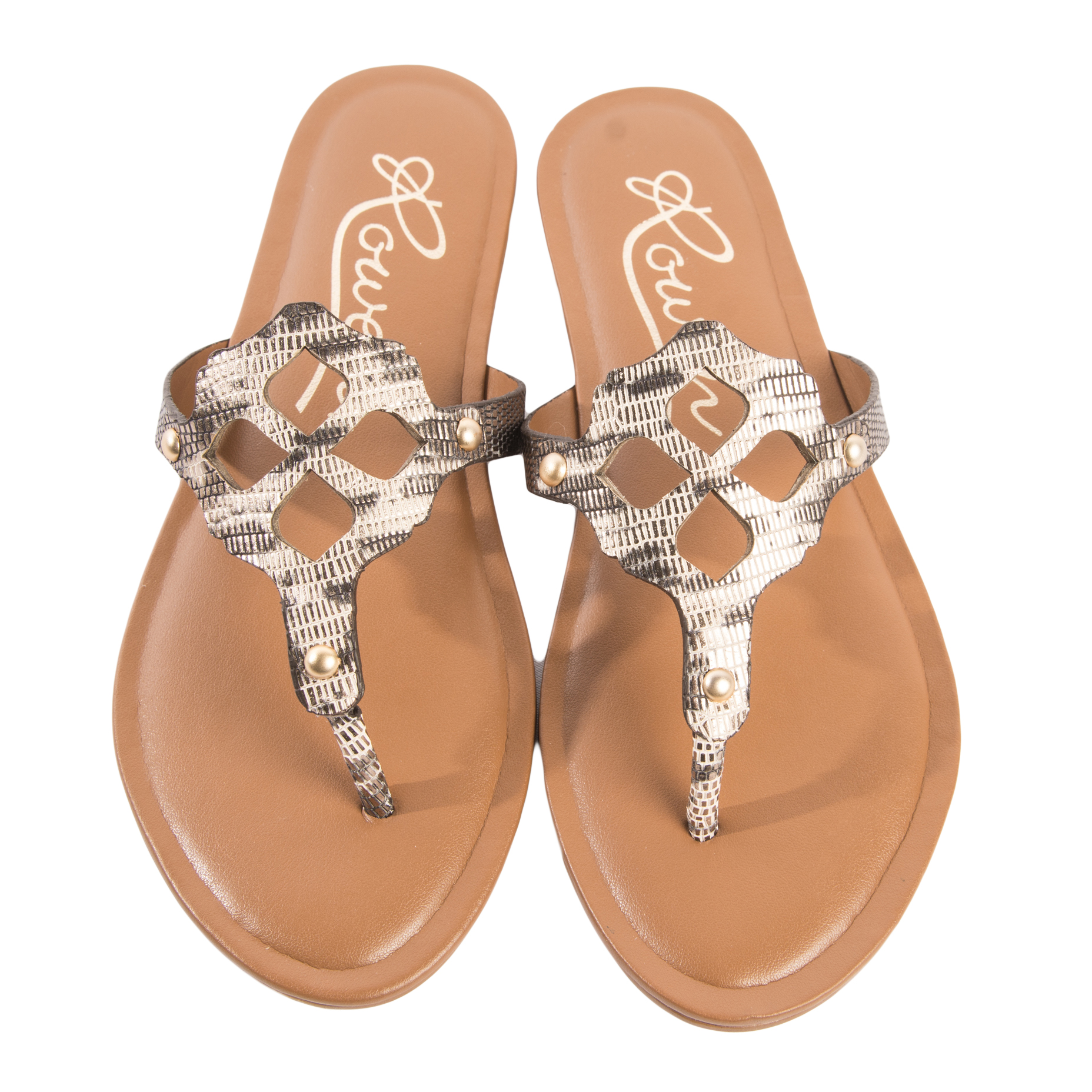 Rowen Bennett Lizard Sandals
