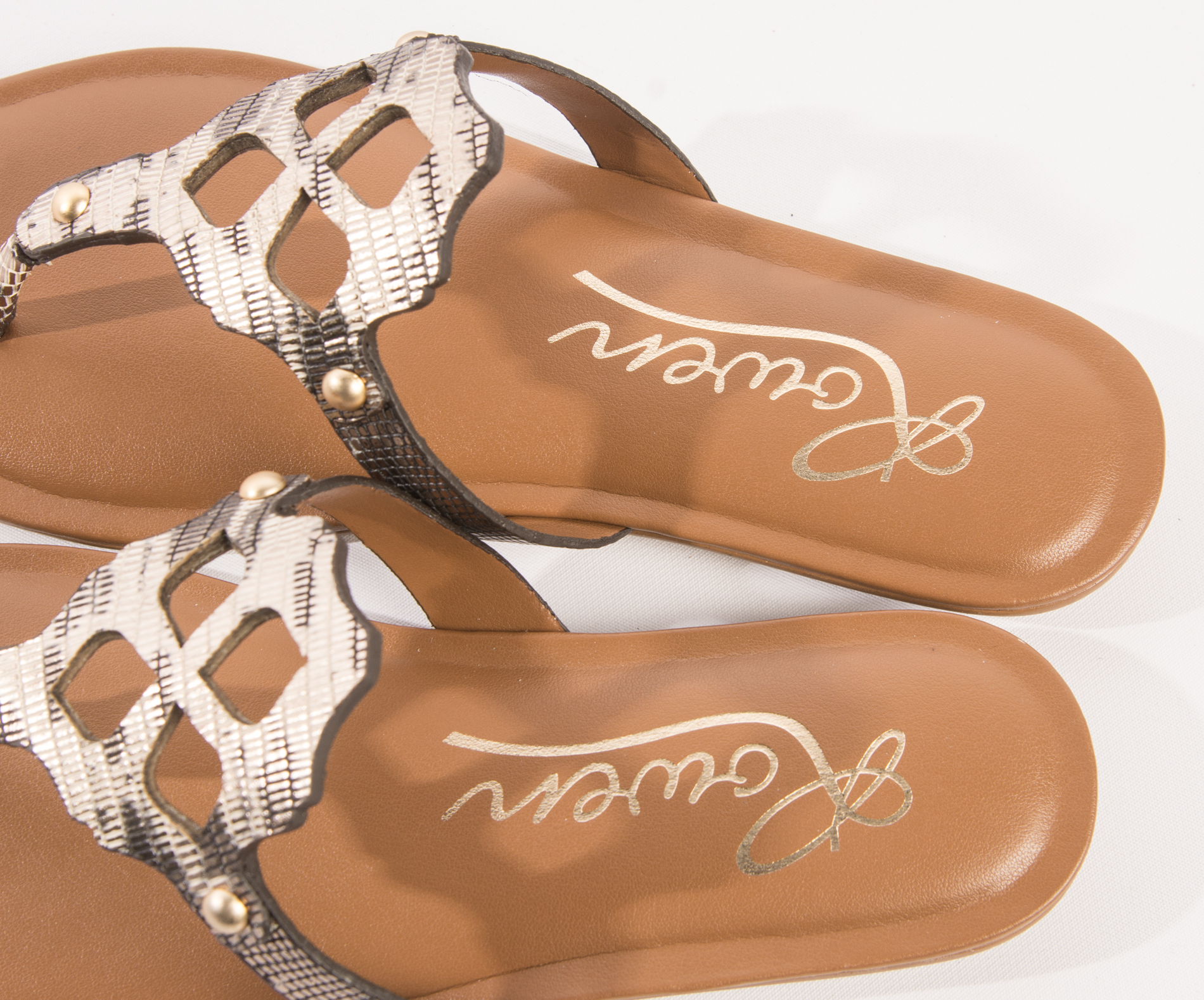 Rowen Bennett Lizard Sandals