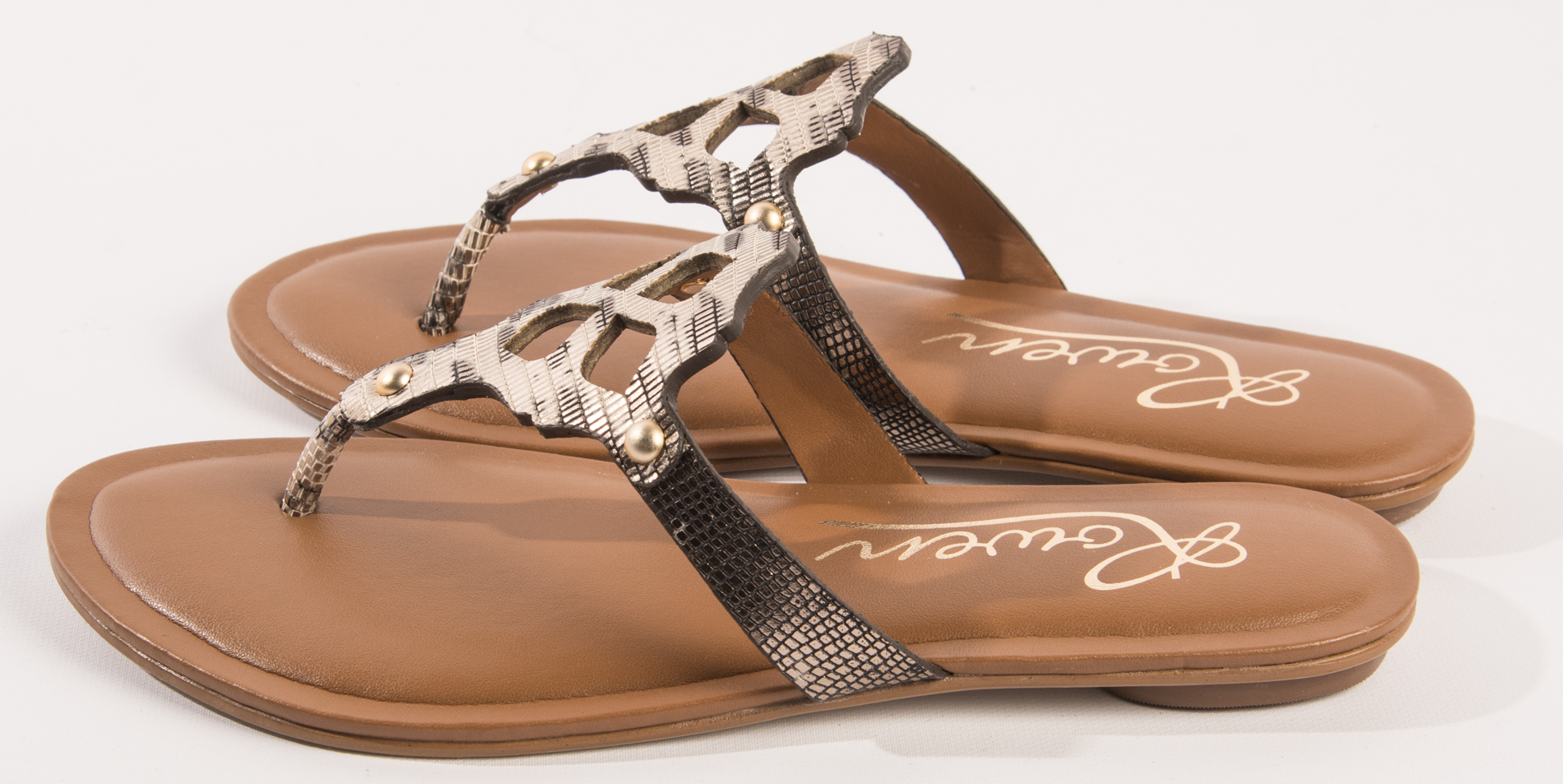 Rowen Bennett Lizard Sandals