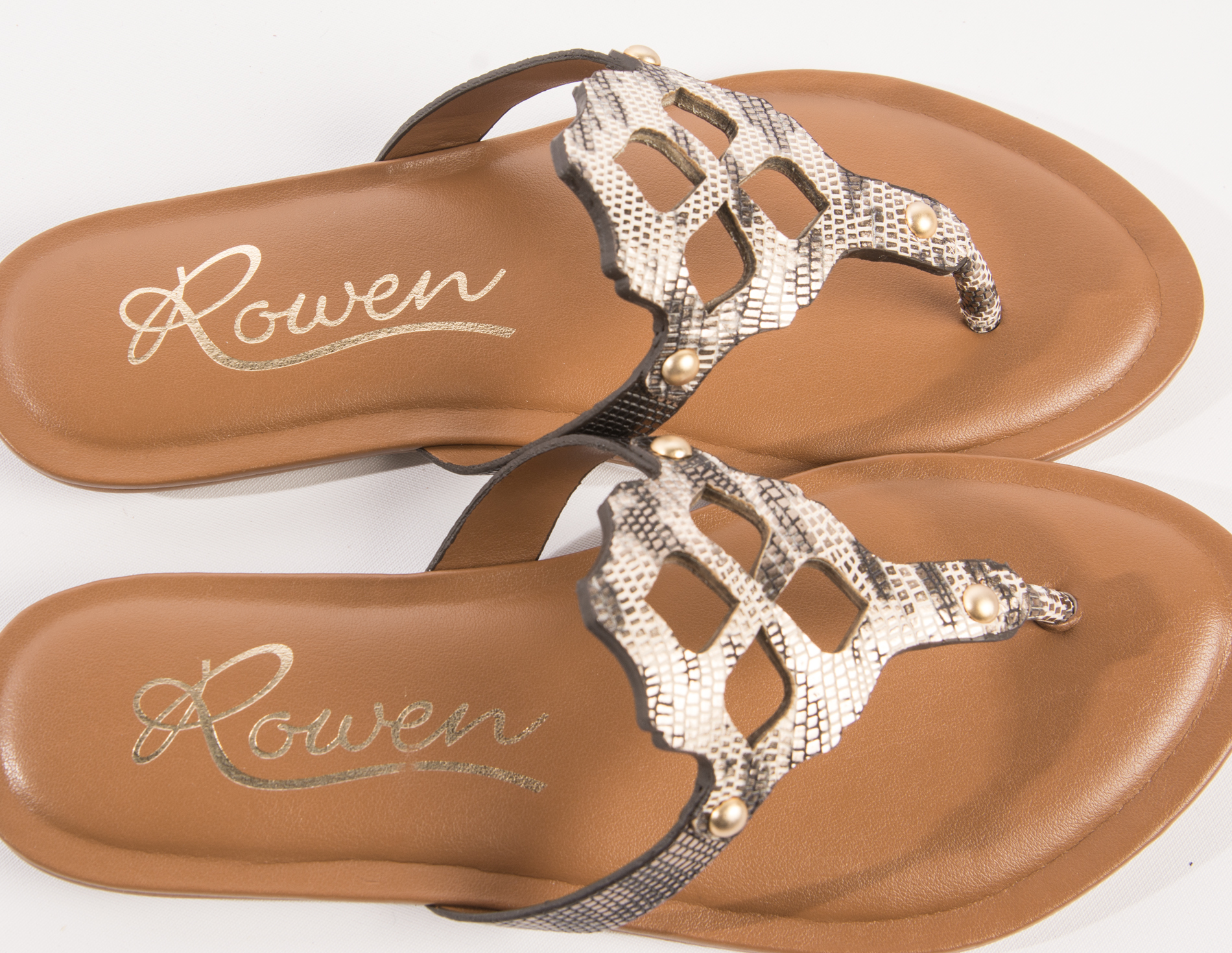 Rowen Bennett Lizard Sandals