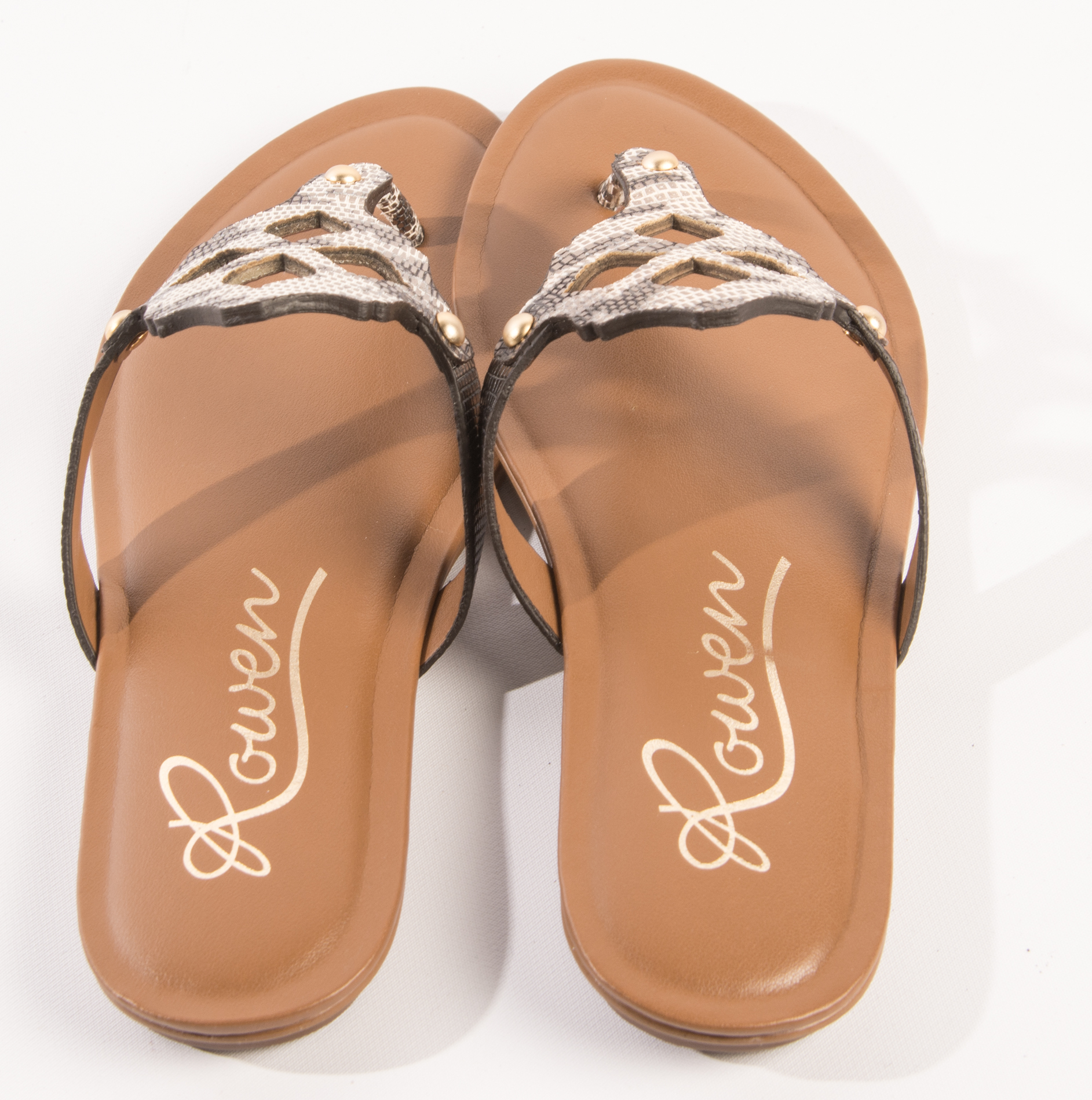 Rowen Bennett Lizard Sandals