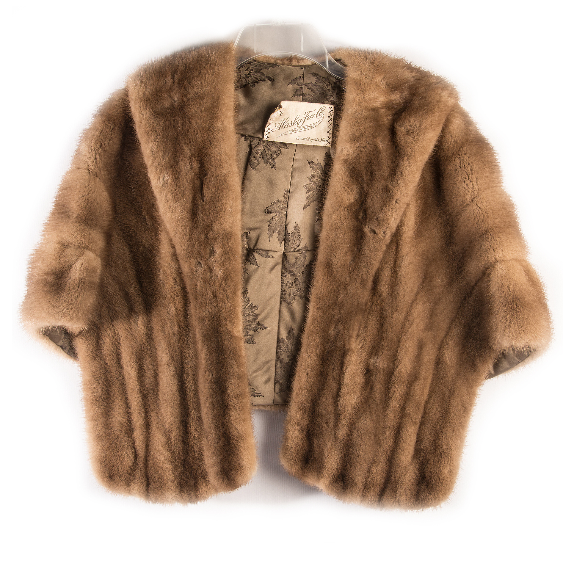 Dark Blonde Mink Stole by Alaska Fur Company