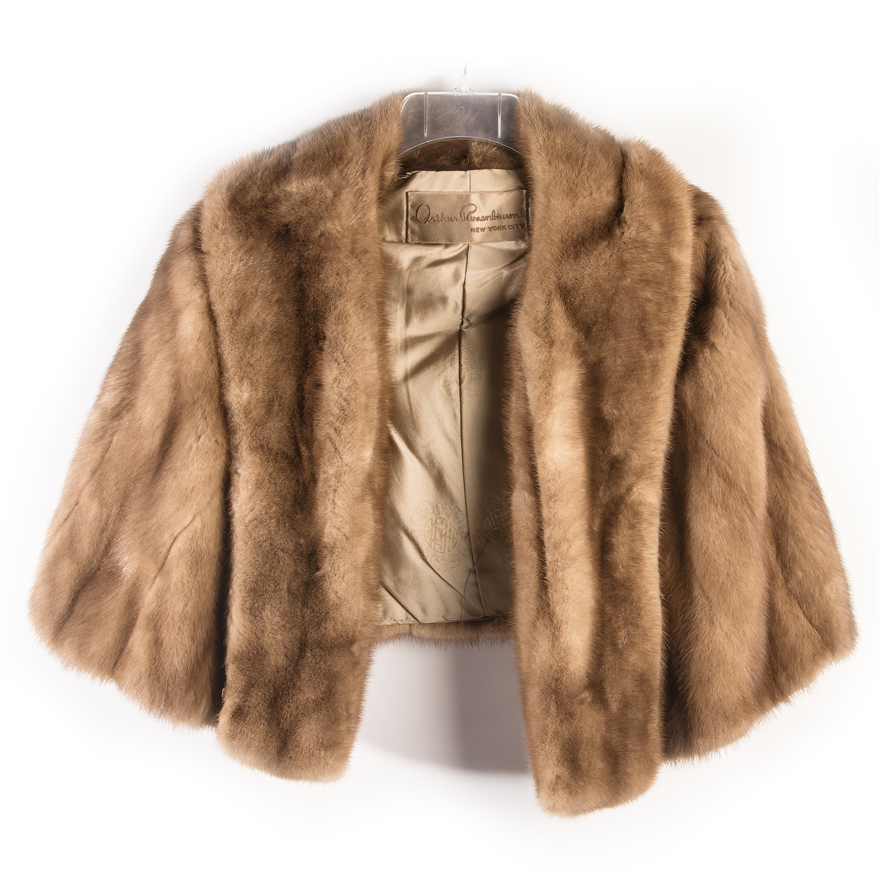 Vintage Mink Fur Stole by Arthur Rosenbaum
