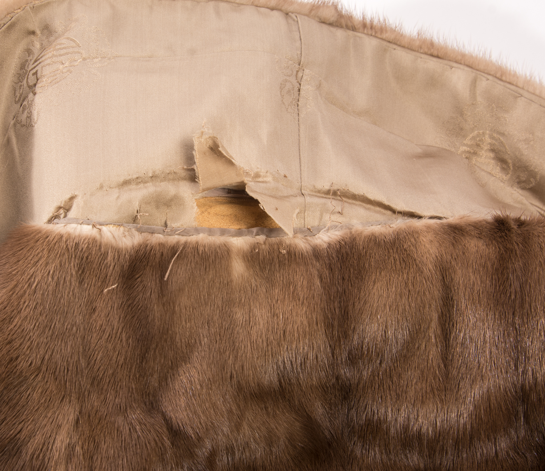Vintage Mink Fur Stole by Arthur Rosenbaum
