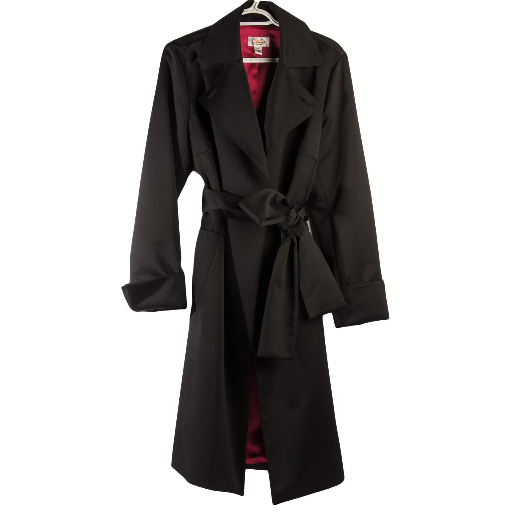 Women's Black Trench Coat by Talbots