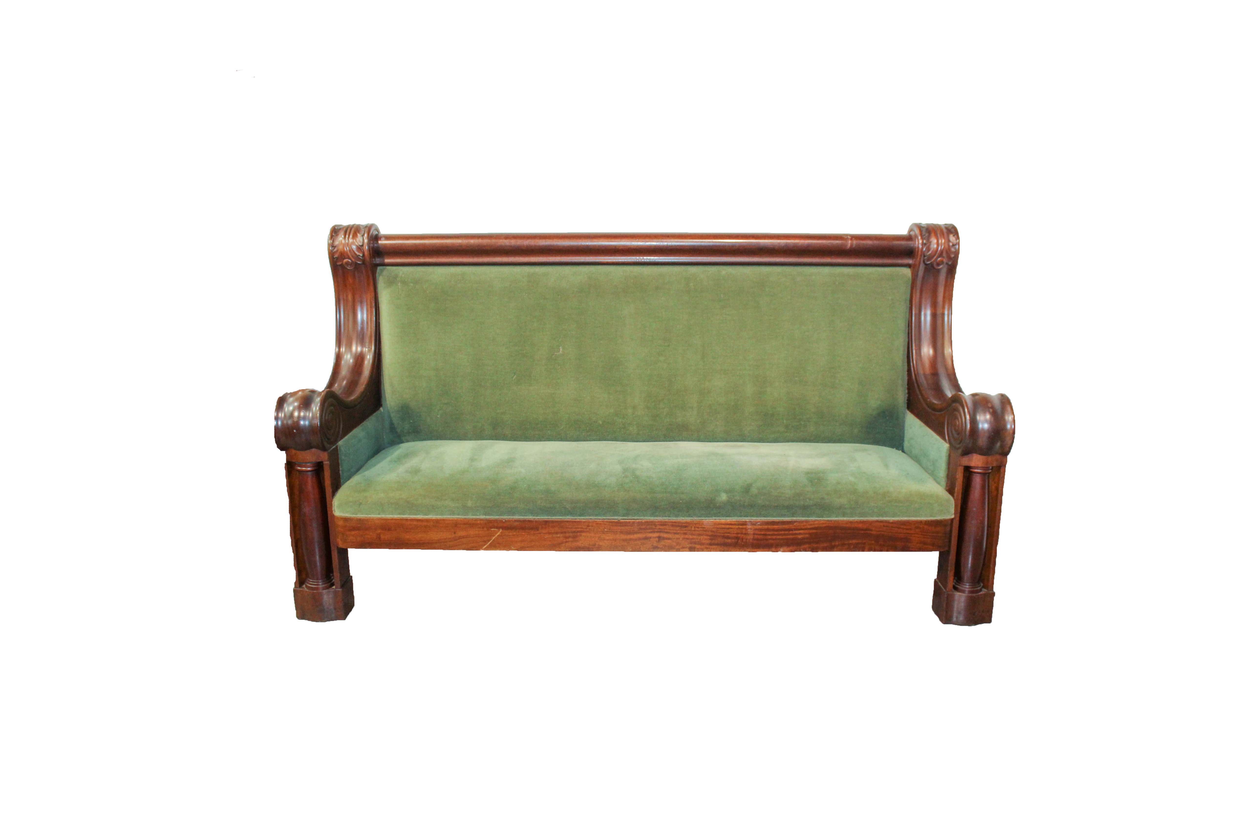 Early Twentieth Century Empire / Art Deco Style Bench