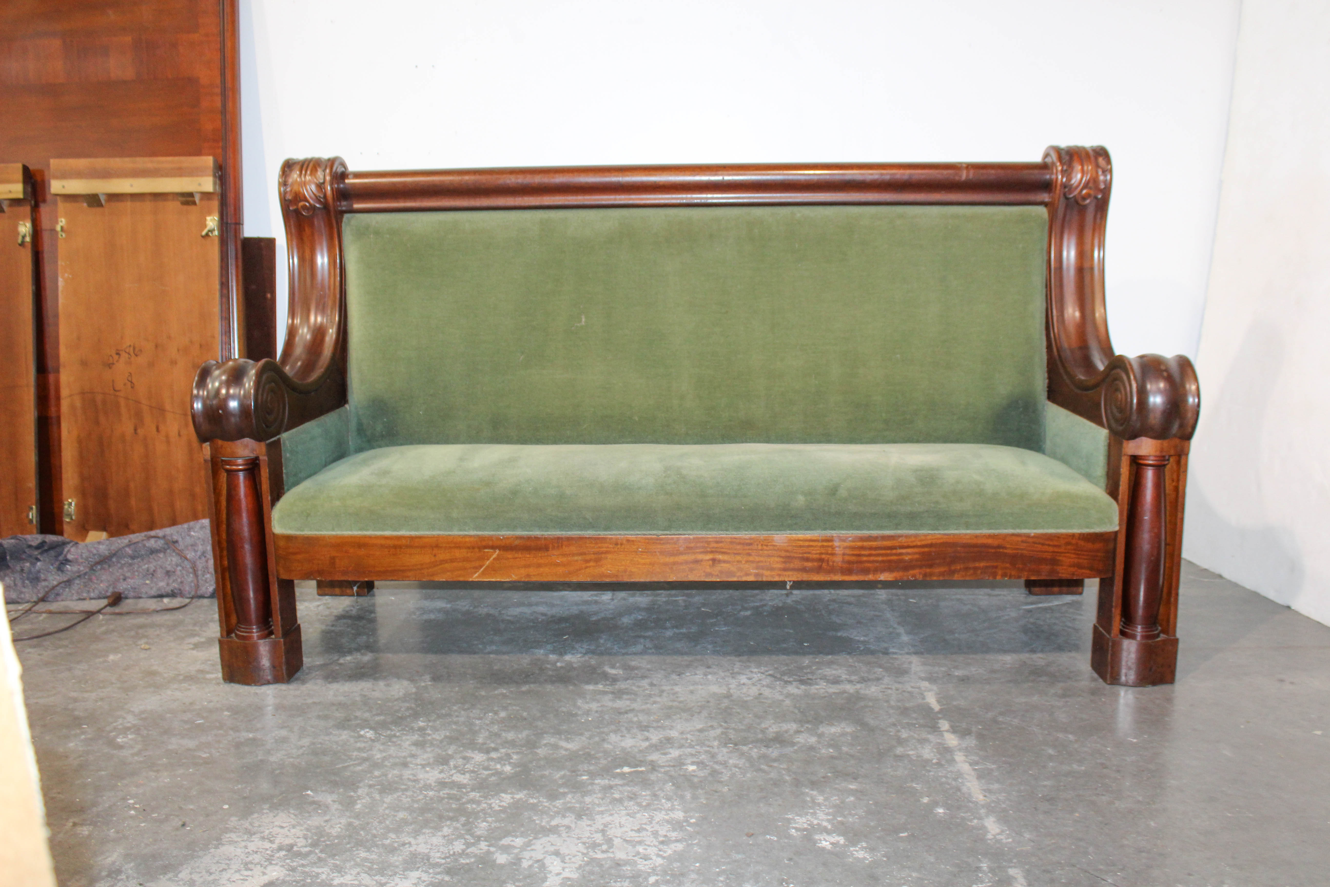 Early Twentieth Century Empire / Art Deco Style Bench