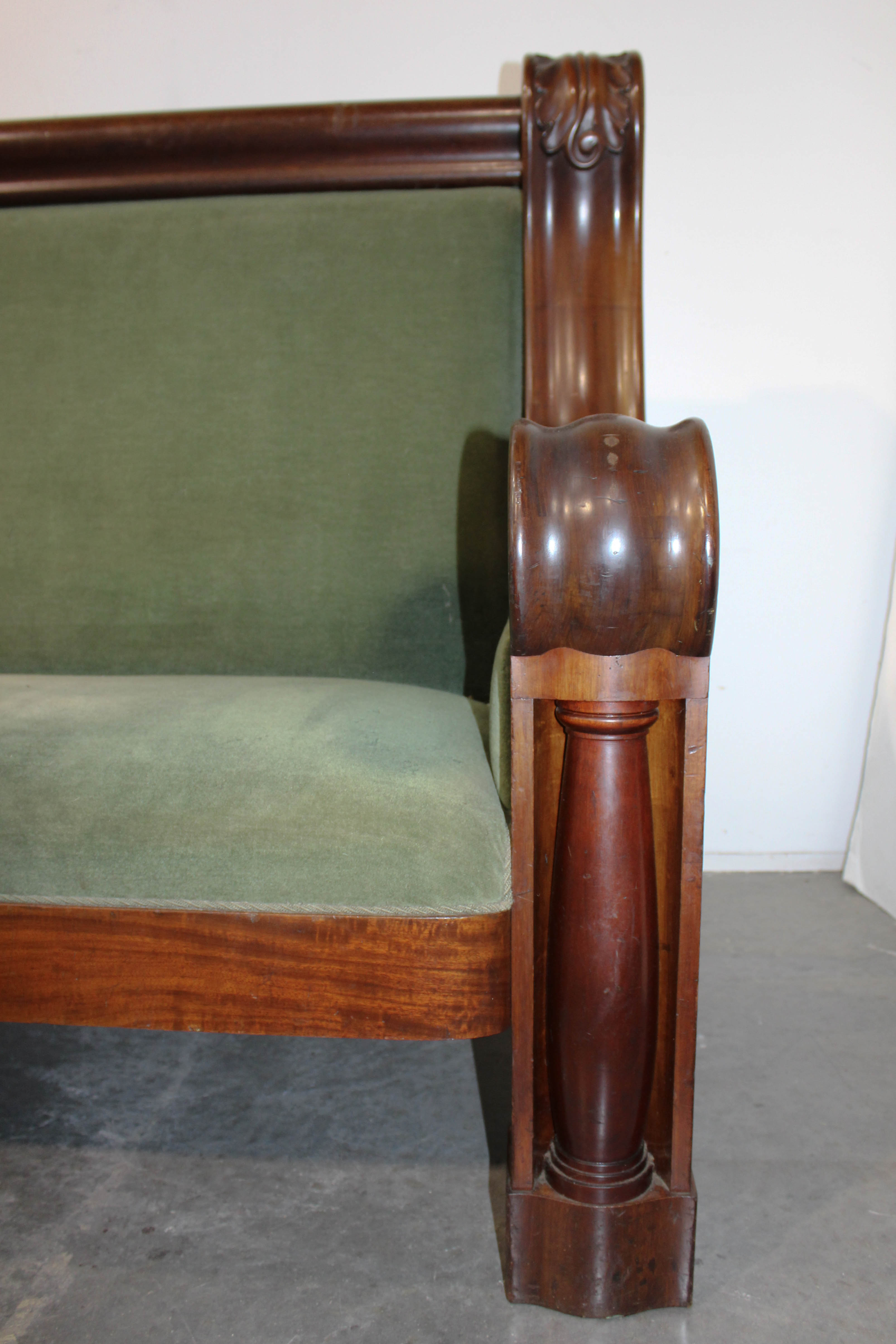 Early Twentieth Century Empire / Art Deco Style Bench