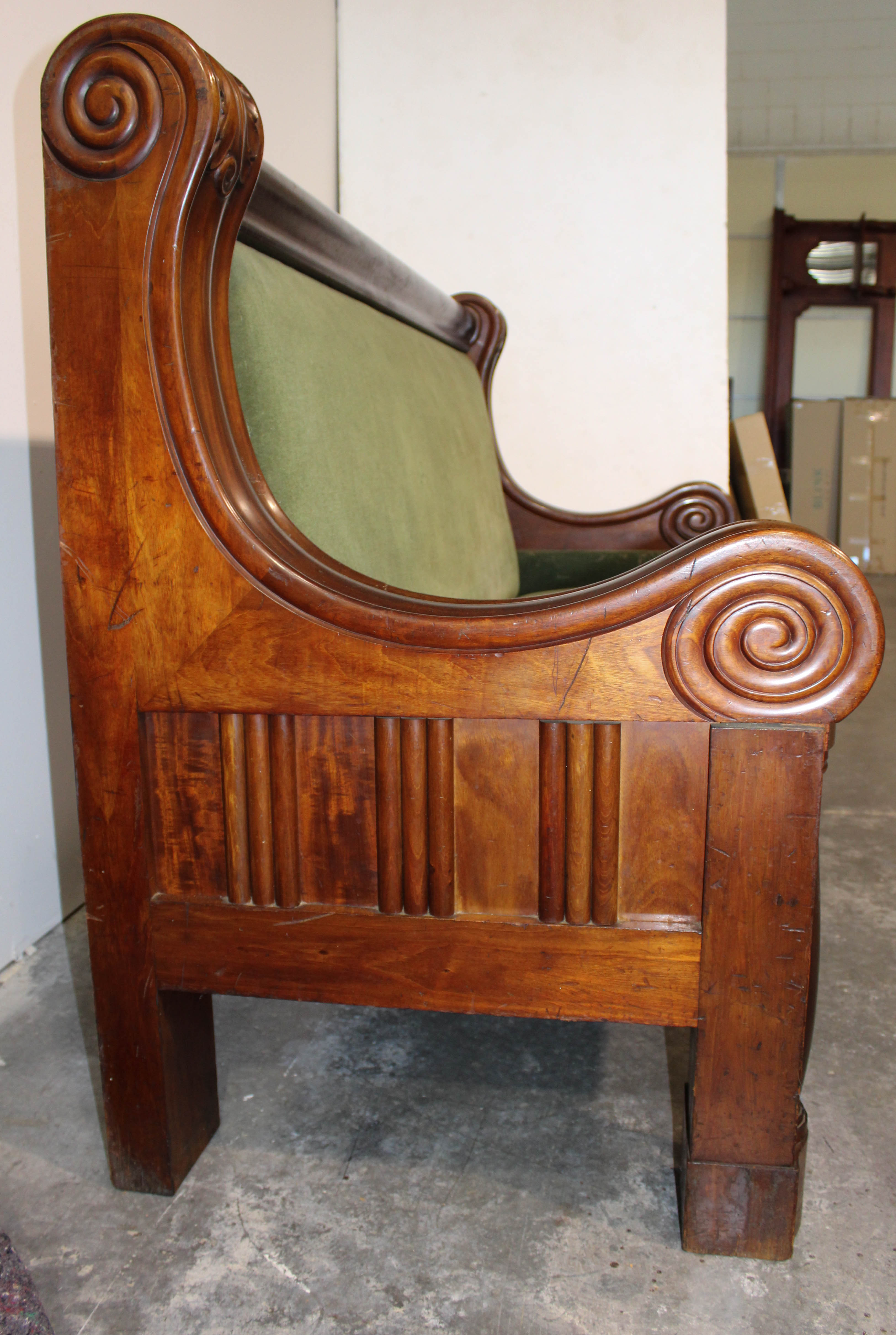 Early Twentieth Century Empire / Art Deco Style Bench