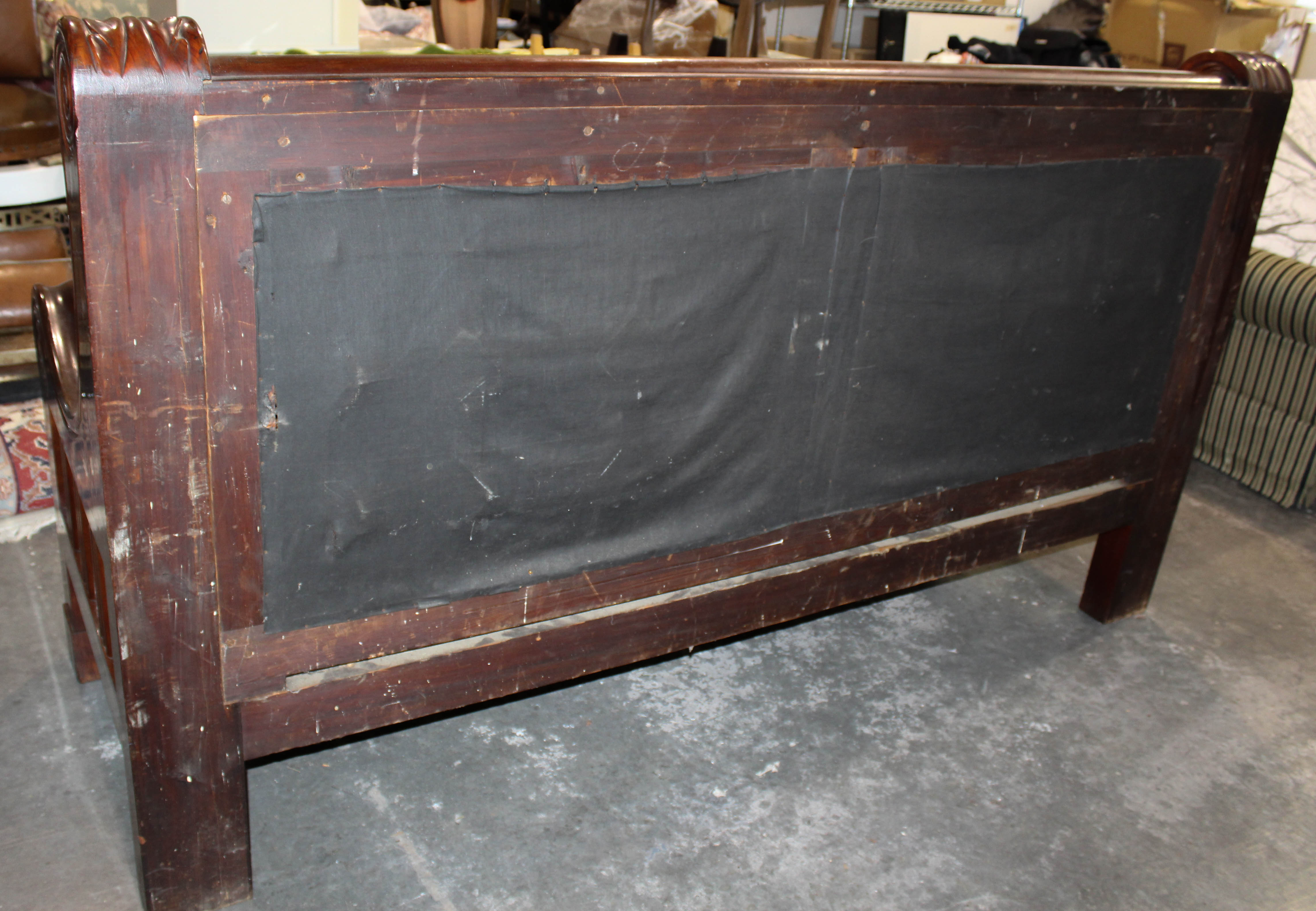 Early Twentieth Century Empire / Art Deco Style Bench