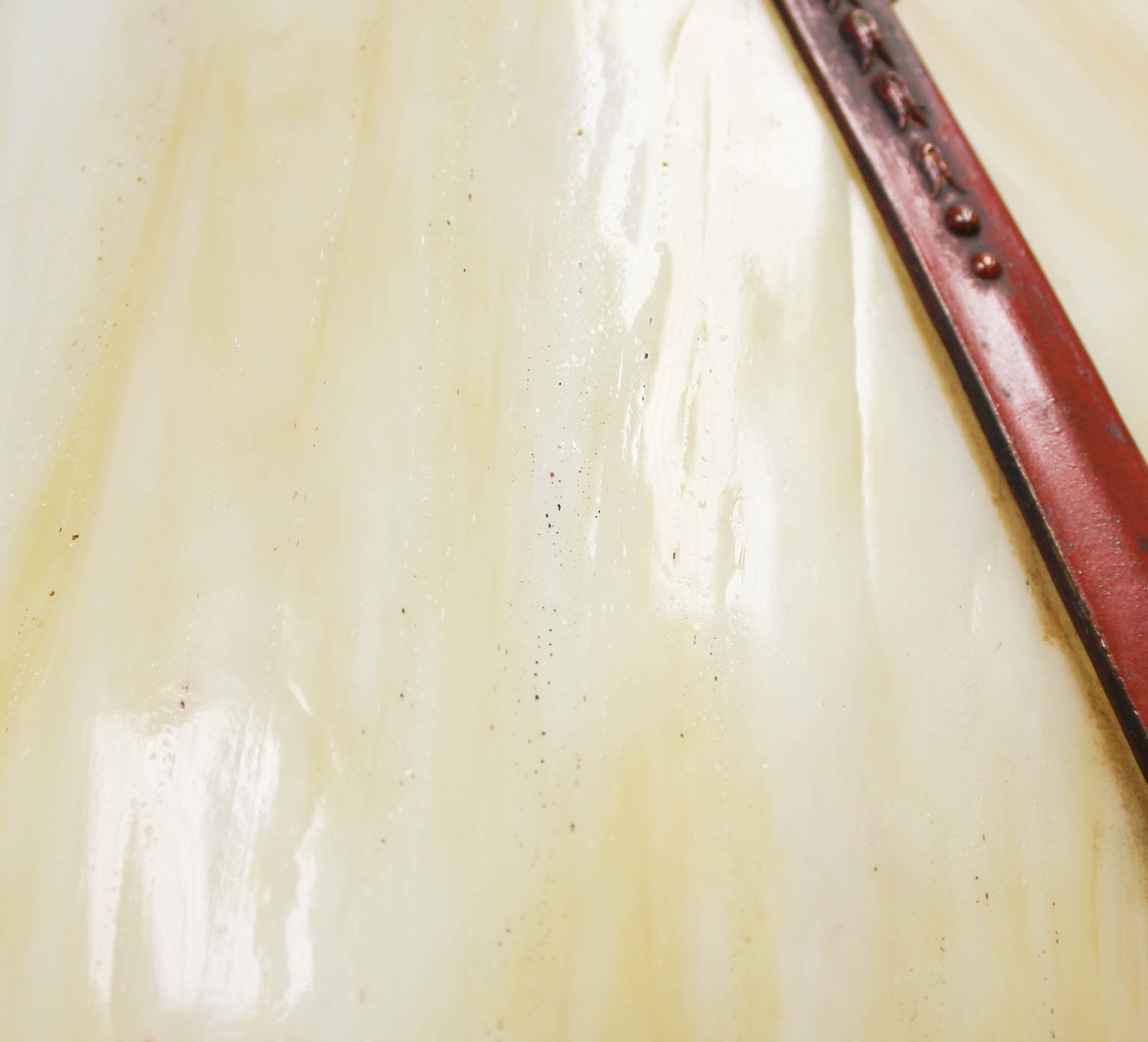 Early 20th Century Slag Glass Table Lamp