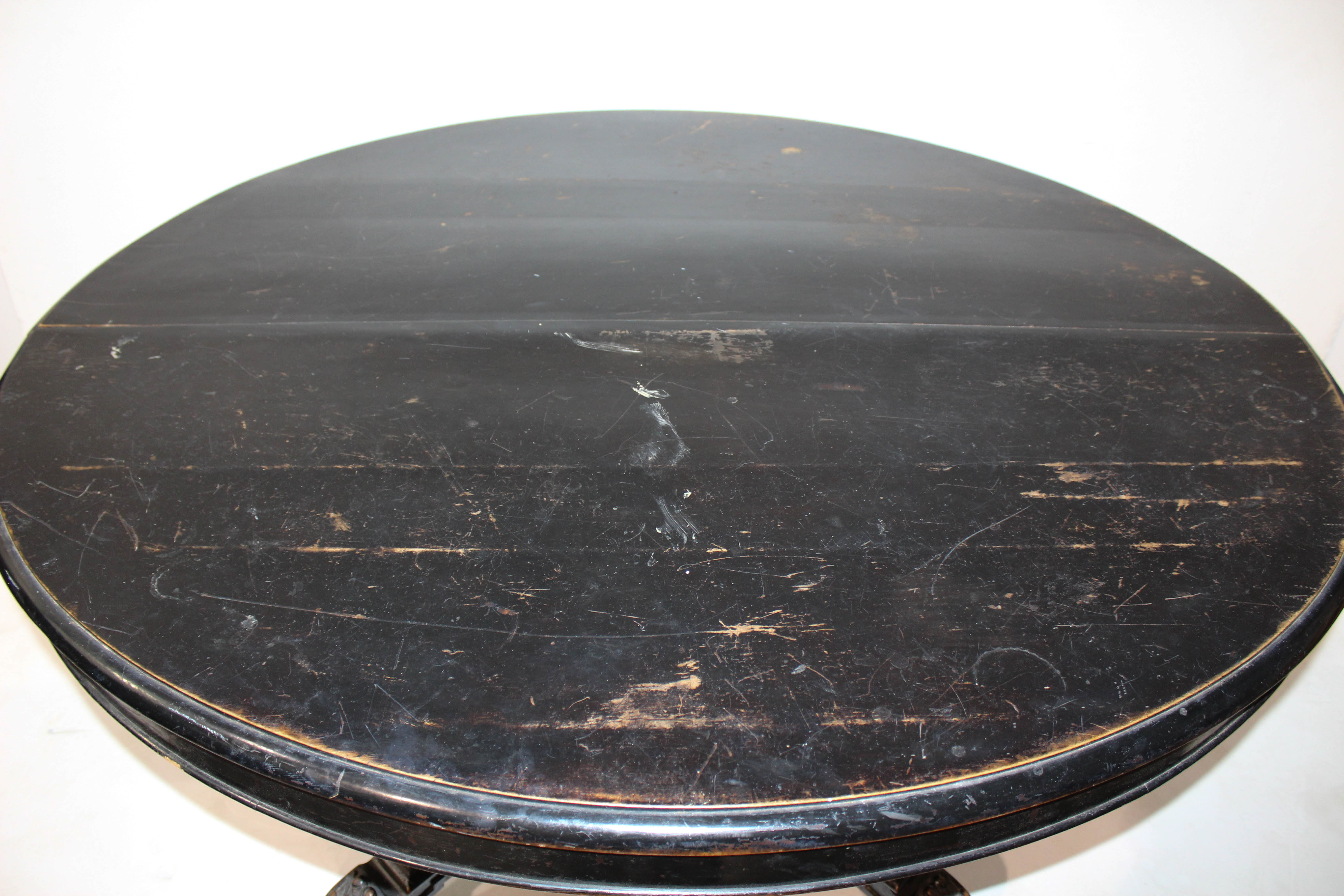 Renaissance Revival Style Round Table