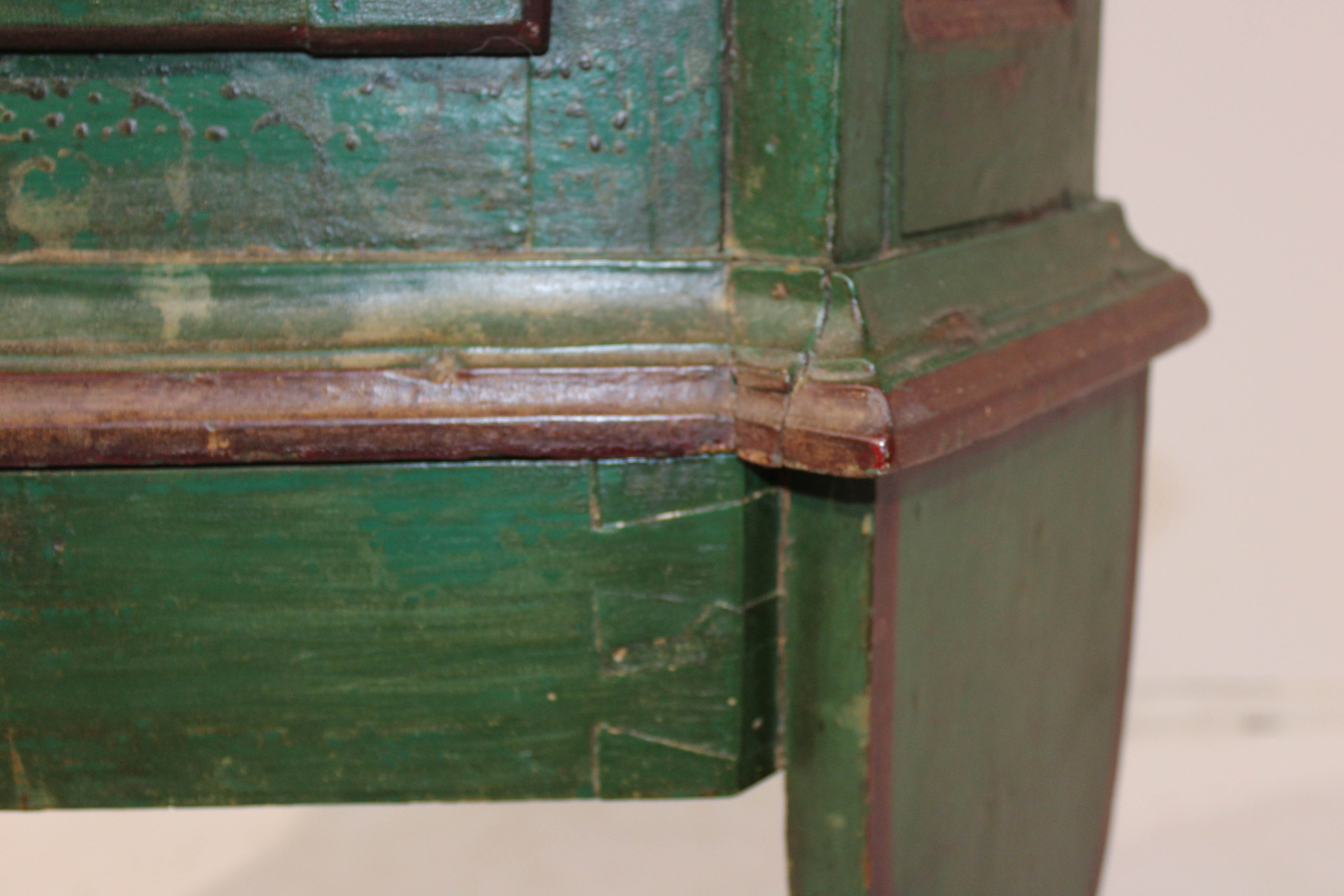 Danish Painted Oak Tall Tobacco Cabinet