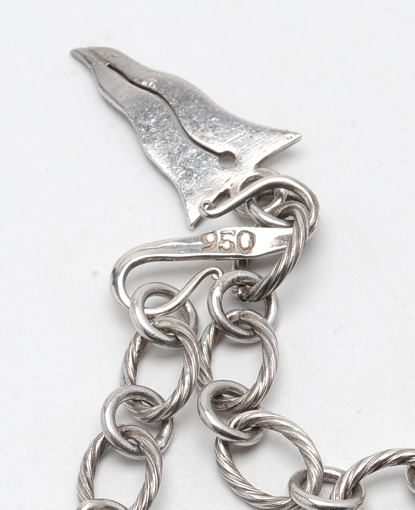 Barry Brinker One-Of-A-Kind Sterling and Bronze Necklace