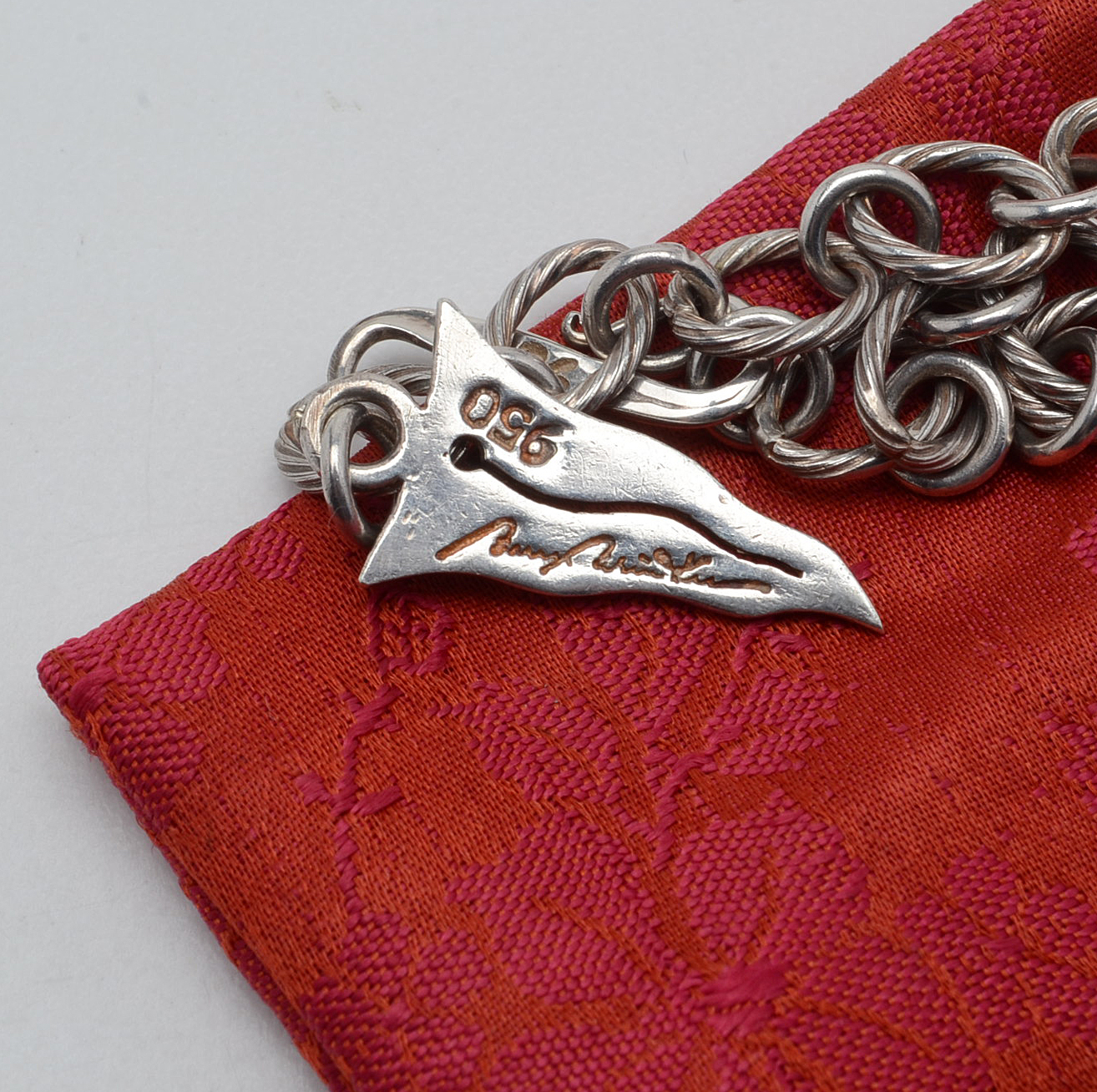 Barry Brinker One-Of-A-Kind Sterling and Bronze Necklace