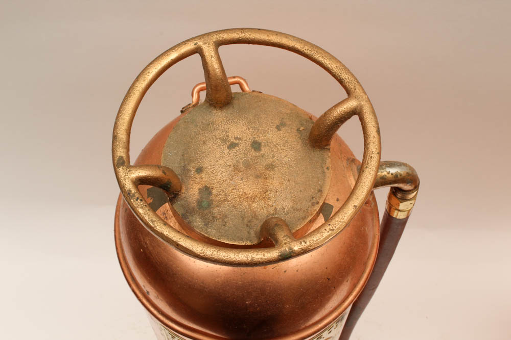 Vintage Elkhart Copper and Brass Fire Extinguishers