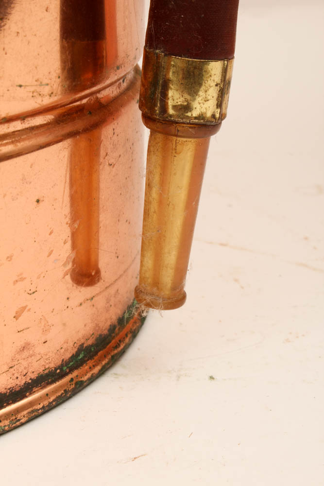 Vintage Elkhart Copper and Brass Fire Extinguishers