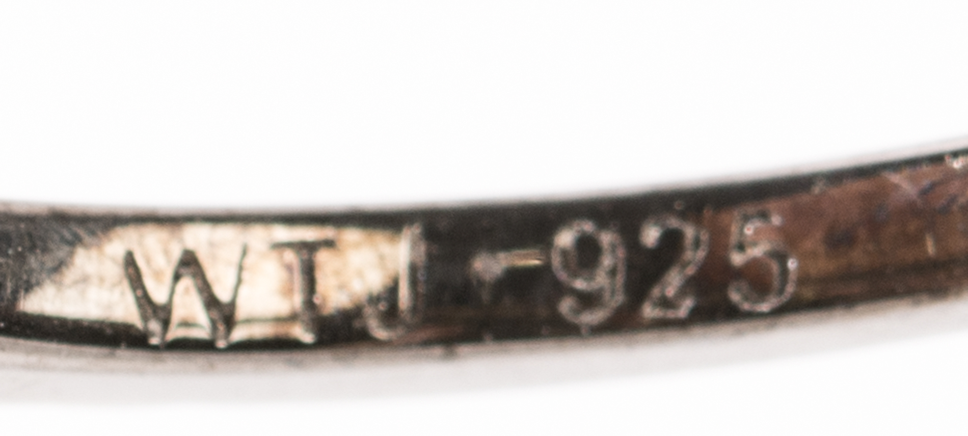 Blackened Sterling Silver Black Diamond Ring