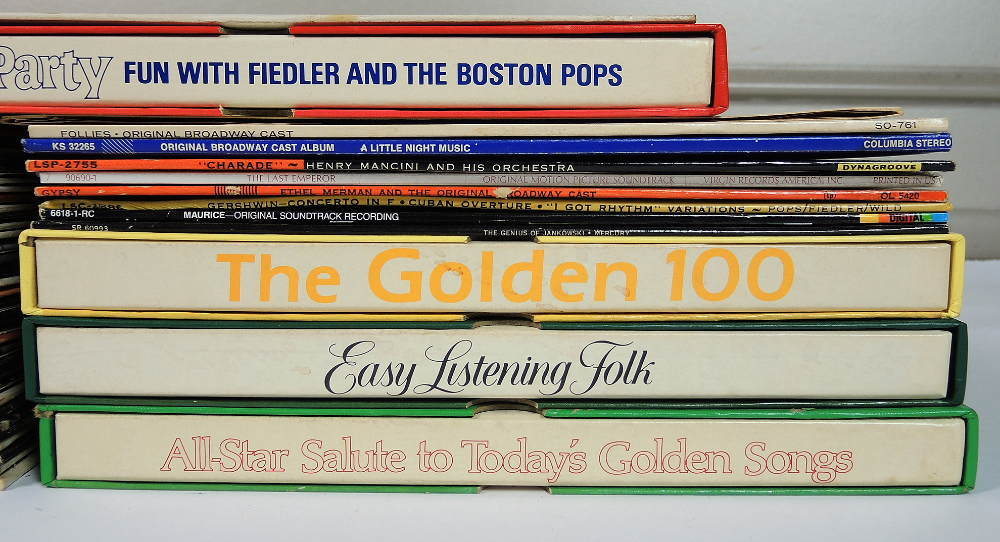 Vintage Broadway and Soundtrack LPs