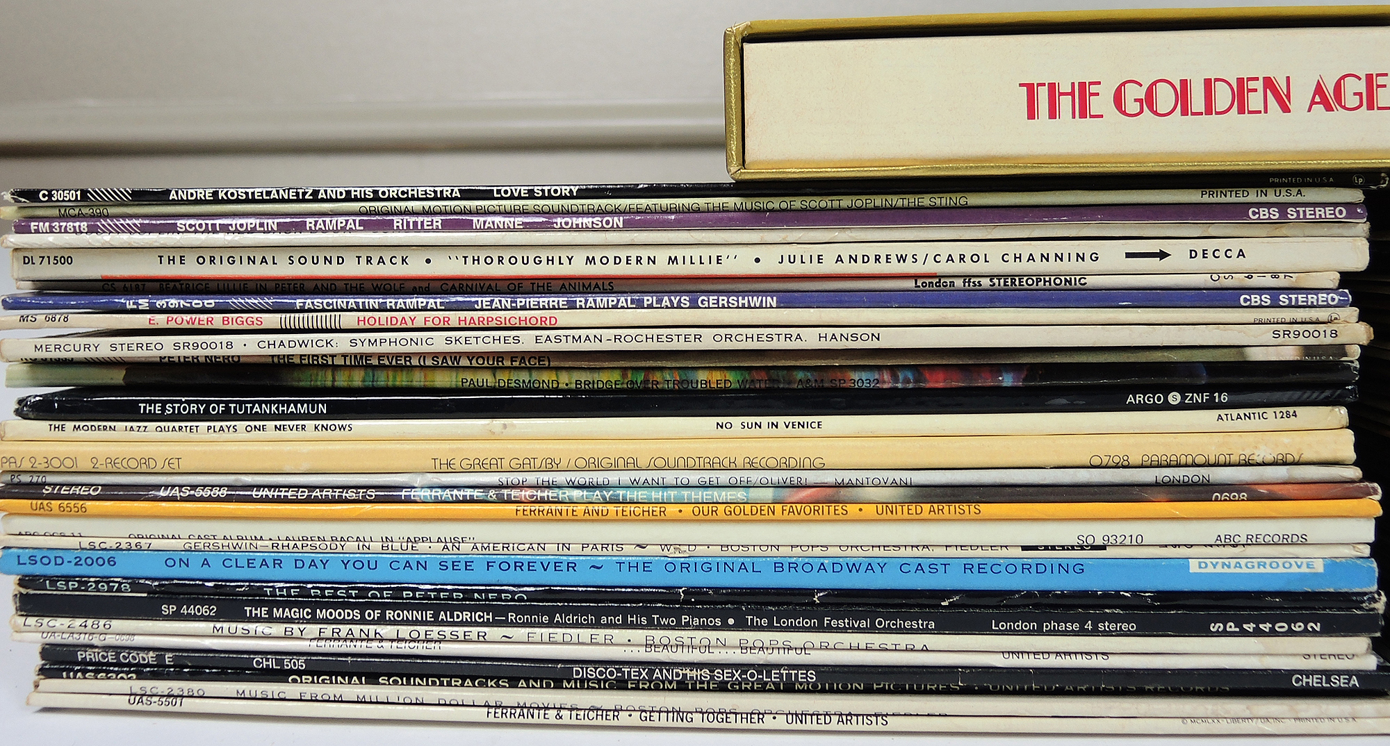 Vintage Broadway and Soundtrack LPs