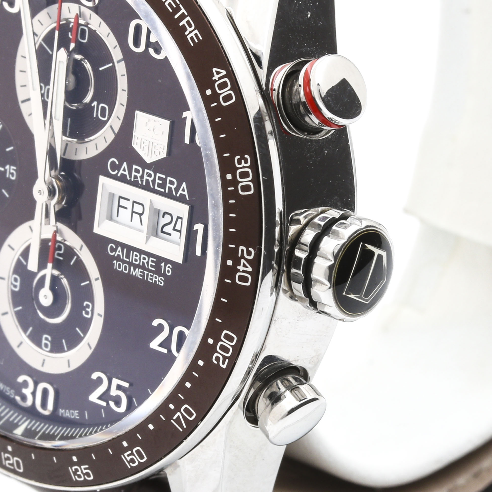 TAG Heuer "Carrera Calibre 16 Day-Date" Stainless Steel Watch