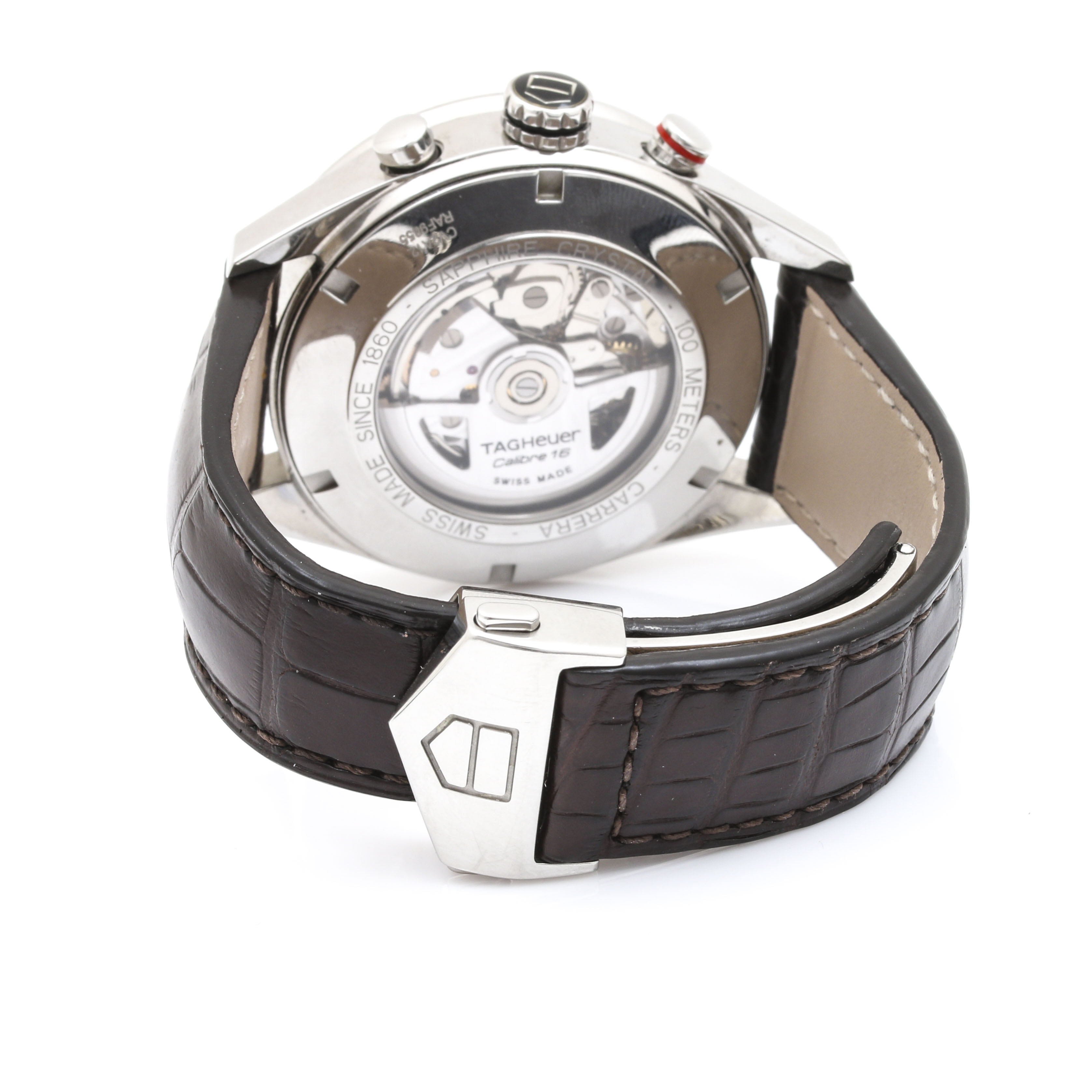 TAG Heuer "Carrera Calibre 16 Day-Date" Stainless Steel Watch