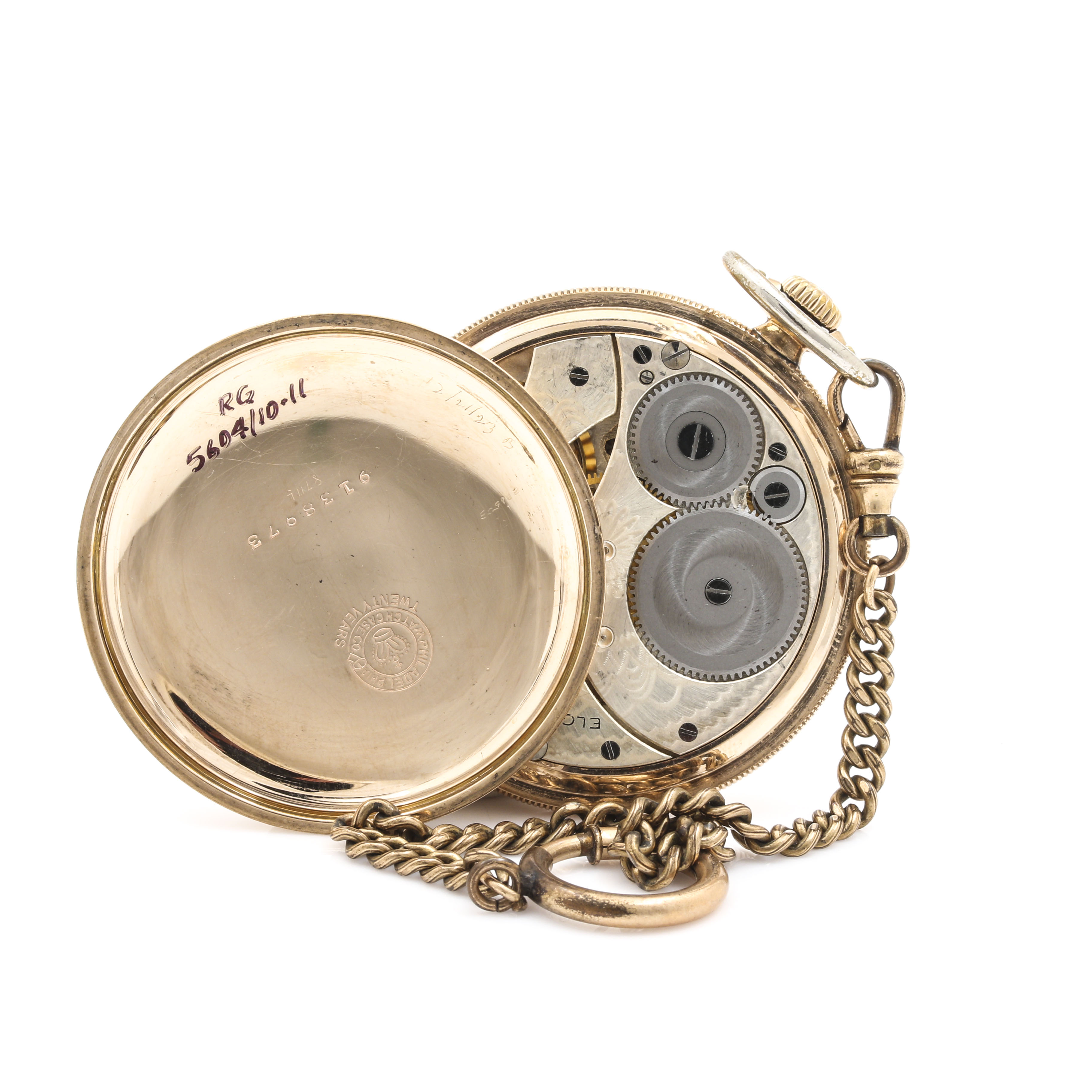 Vintage Elgin Gold Filled Pocket Watch