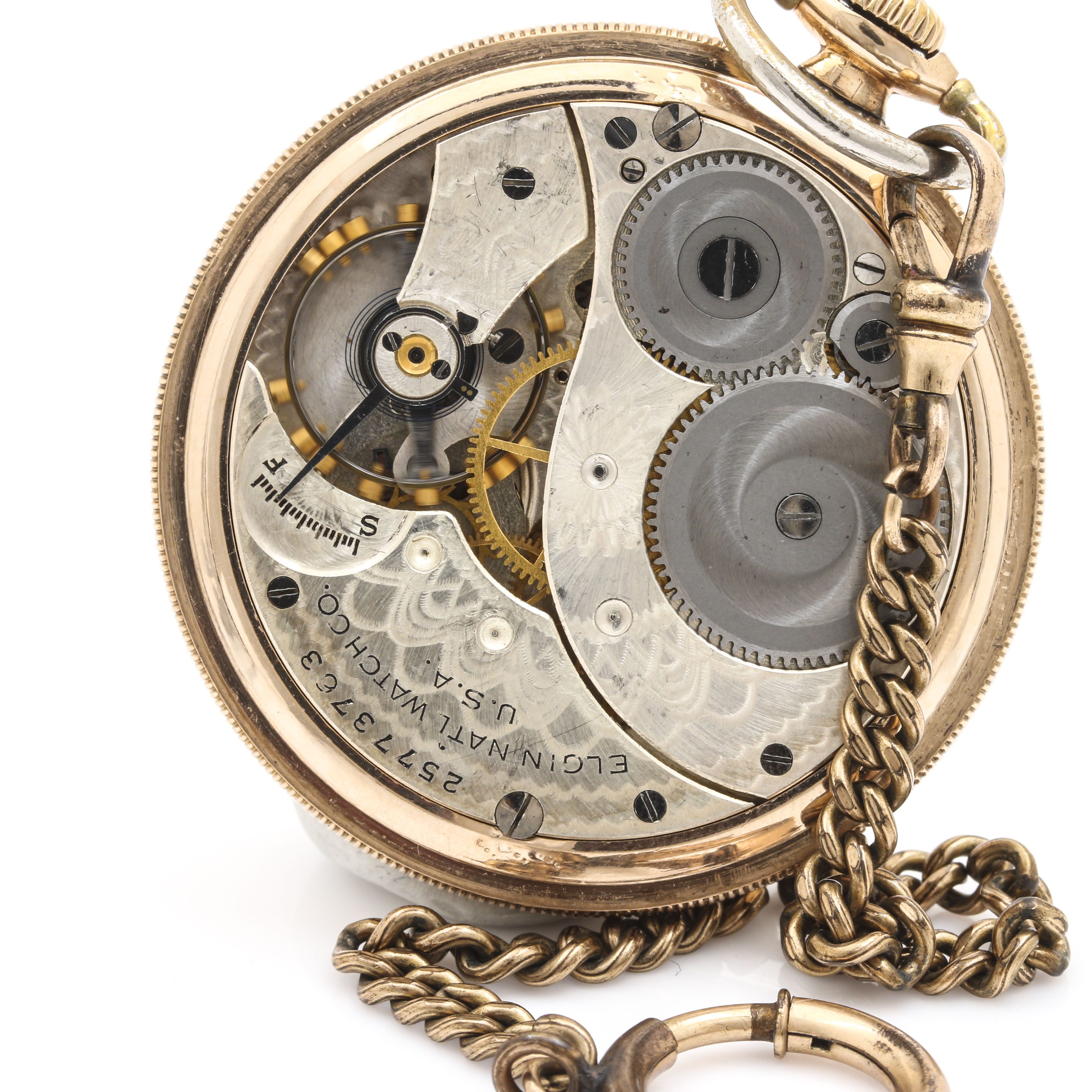 Vintage Elgin Gold Filled Pocket Watch
