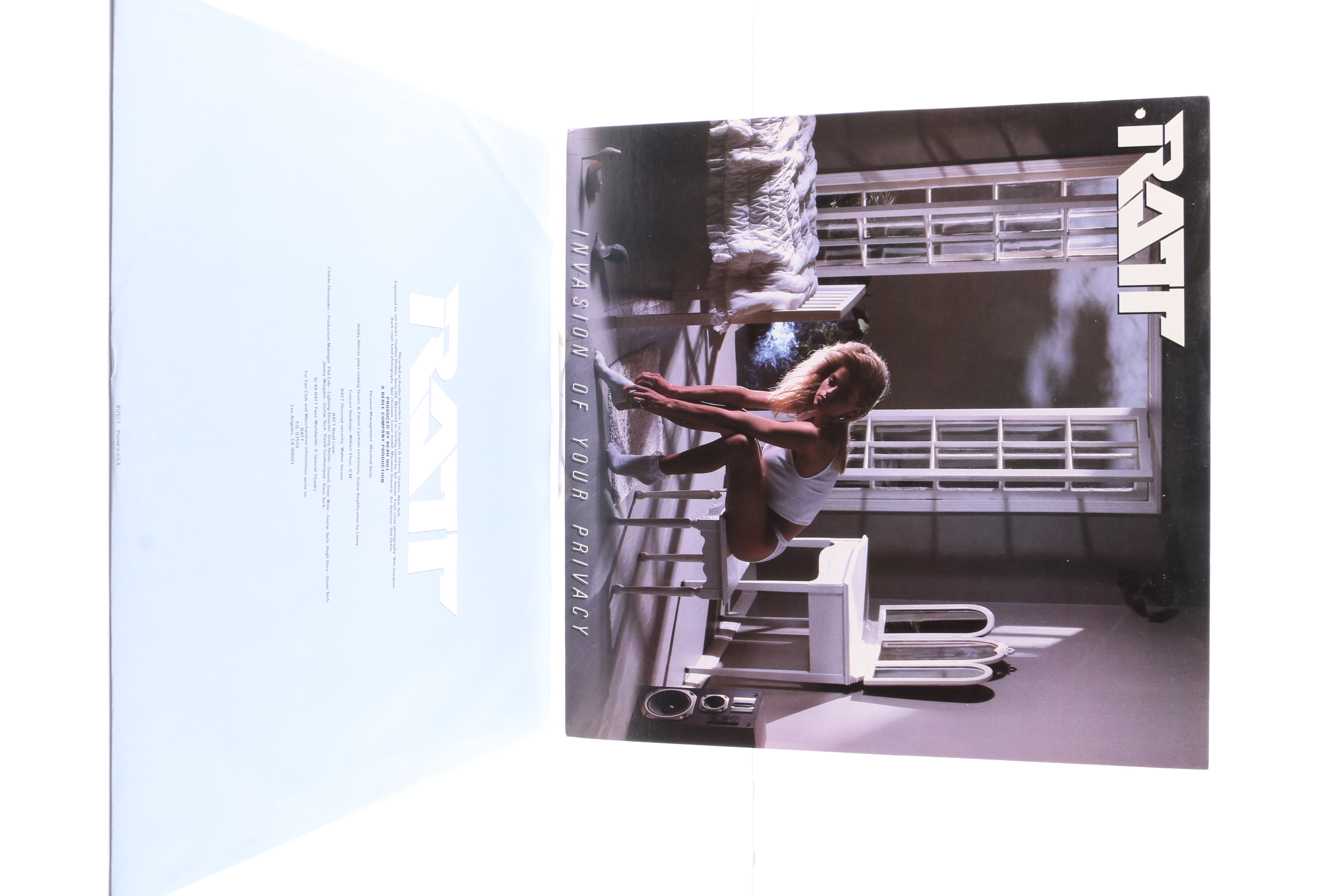 Quiet Riot and Ratt LPs Including "Metal Health"