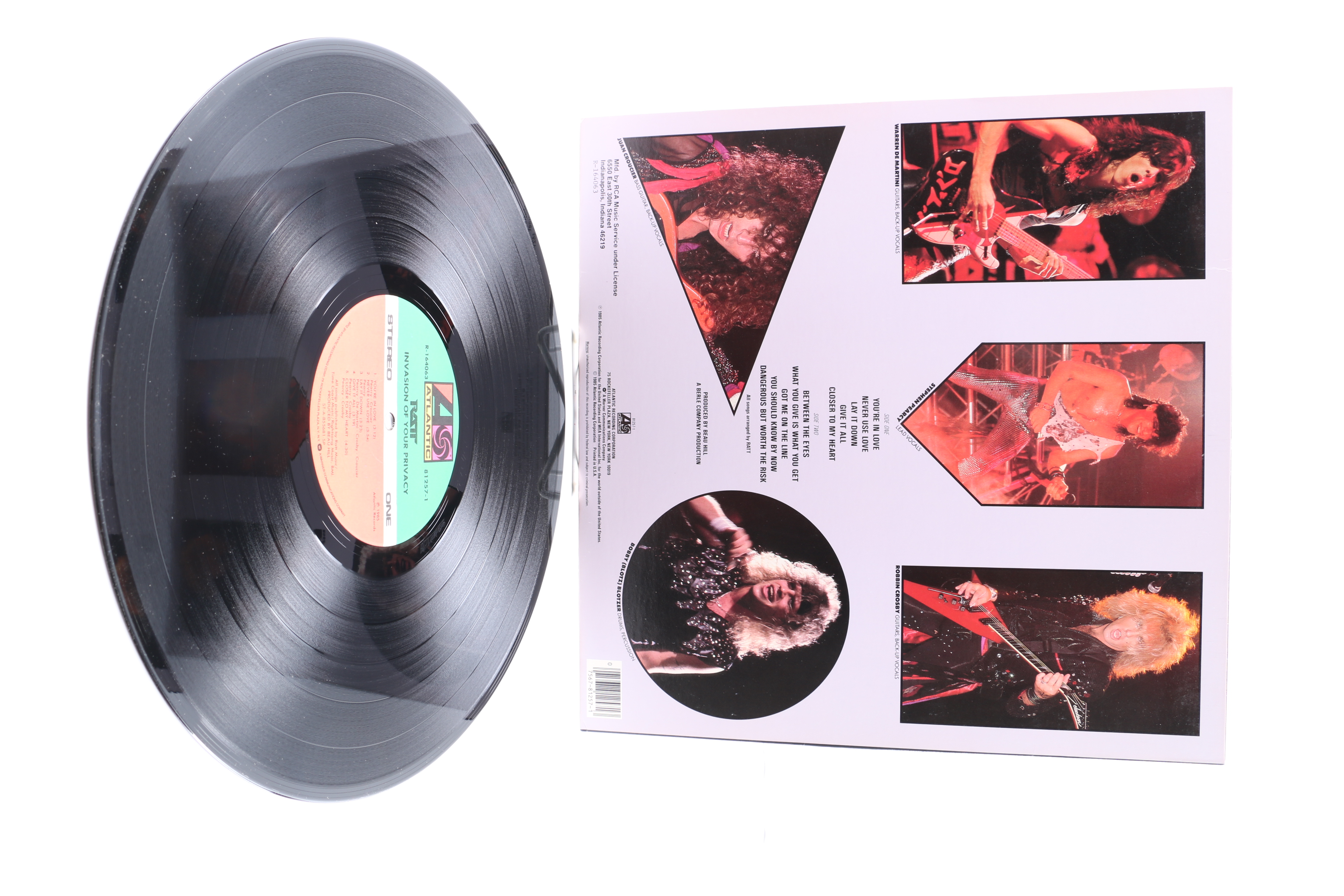 Quiet Riot and Ratt LPs Including "Metal Health"